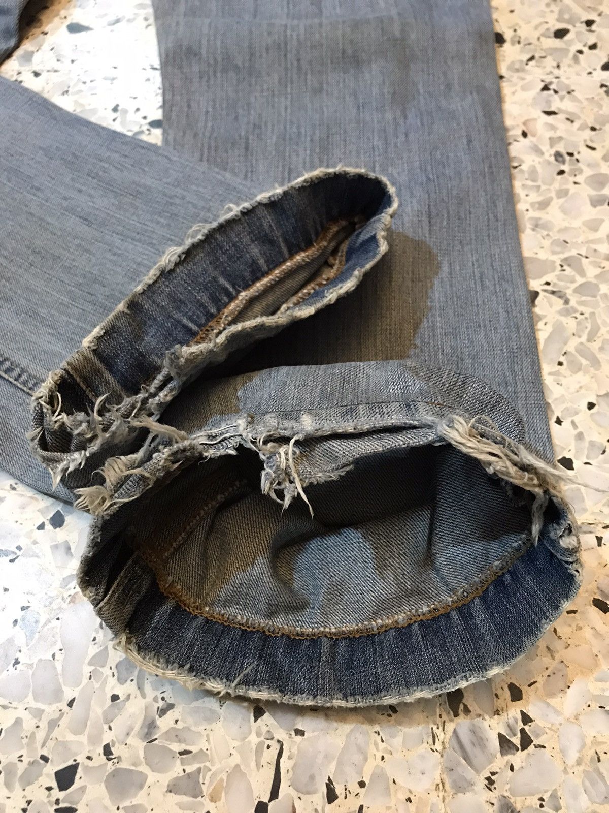 Dolce & Gabbana 🇮🇹 Dolce & Gabbana Distressed Denim Jeans Size US 34 / EU 50 - 10 Thumbnail
