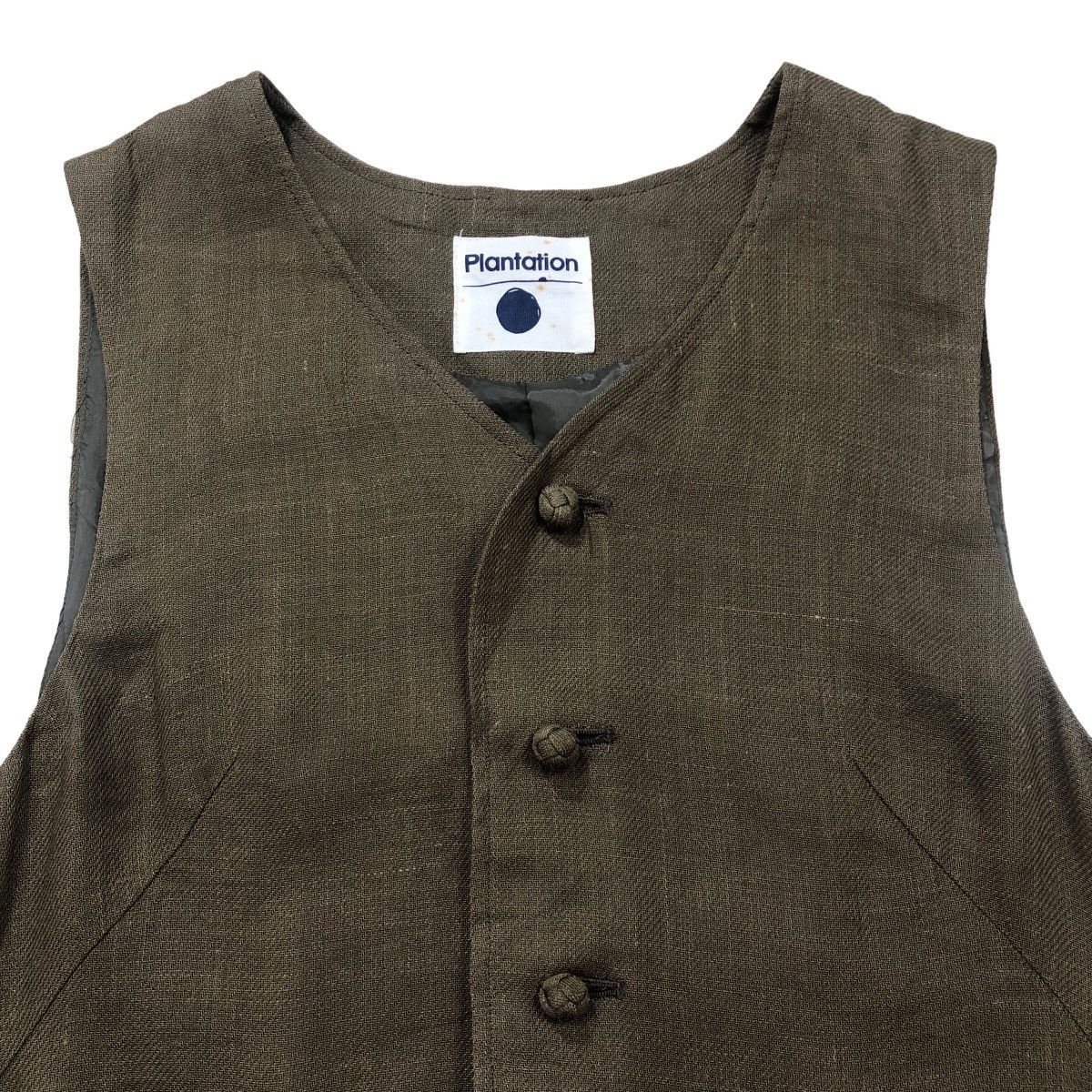 Issey Miyake Vintage Plantation 1996 S/S Hemp Vest Issey Miyake Size US M / EU 48-50 / 2 - 3 Thumbnail