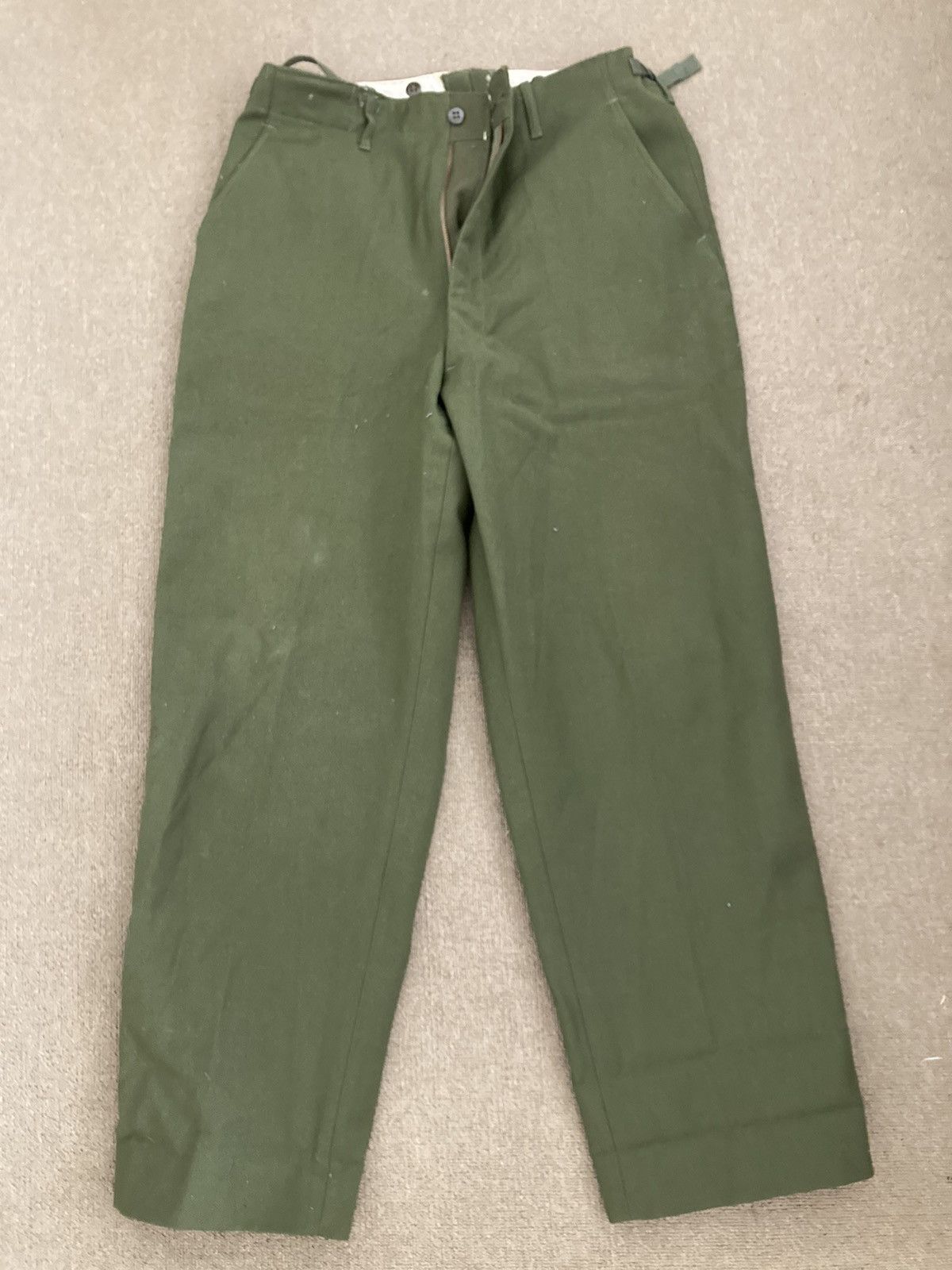 Korean War era wool dress pants