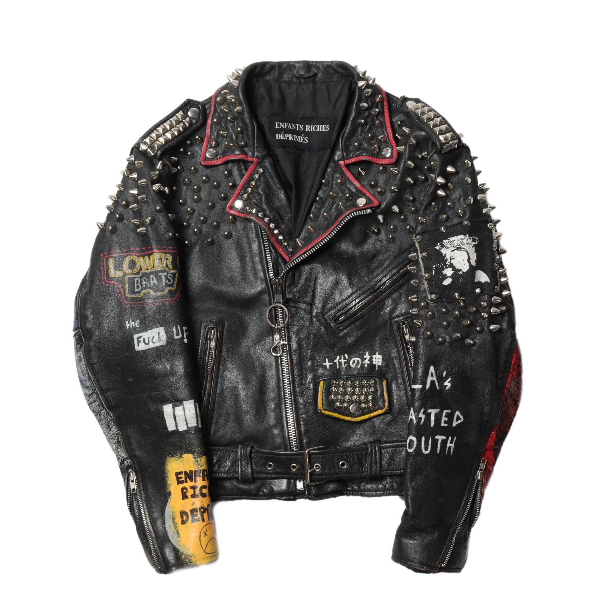 Enfants Riches Deprimes Enfants Riches Déprimés Spiked Leather Jacket ...