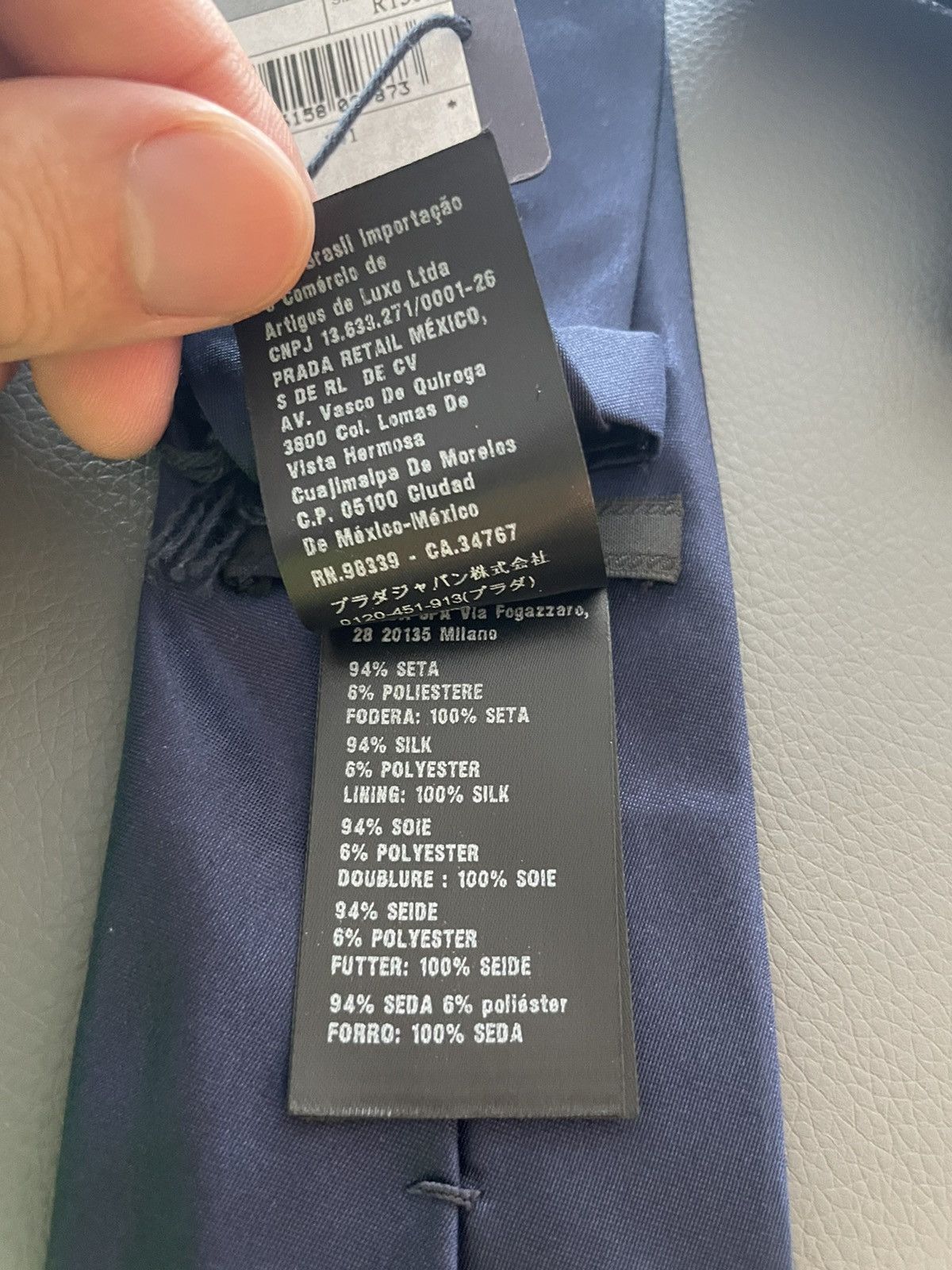 Prada Prada Pure Silk Tie Super runway Brand new w tags Size ONE SIZE - 13 Thumbnail