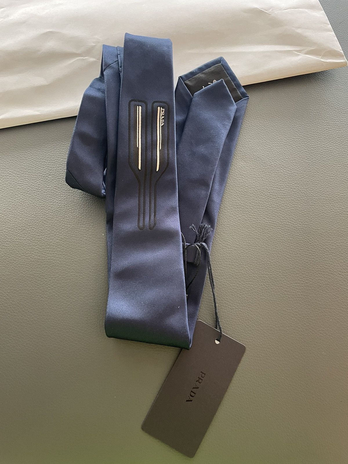 Prada Prada Pure Silk Tie Super runway Brand new w tags Size ONE SIZE - 17 Thumbnail