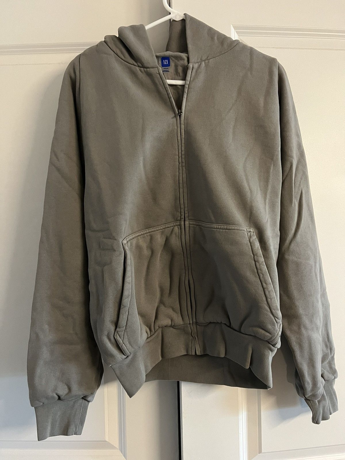 Gap YZY GAP Unreleased Zipper Hoodie Light Grey, M | Grailed