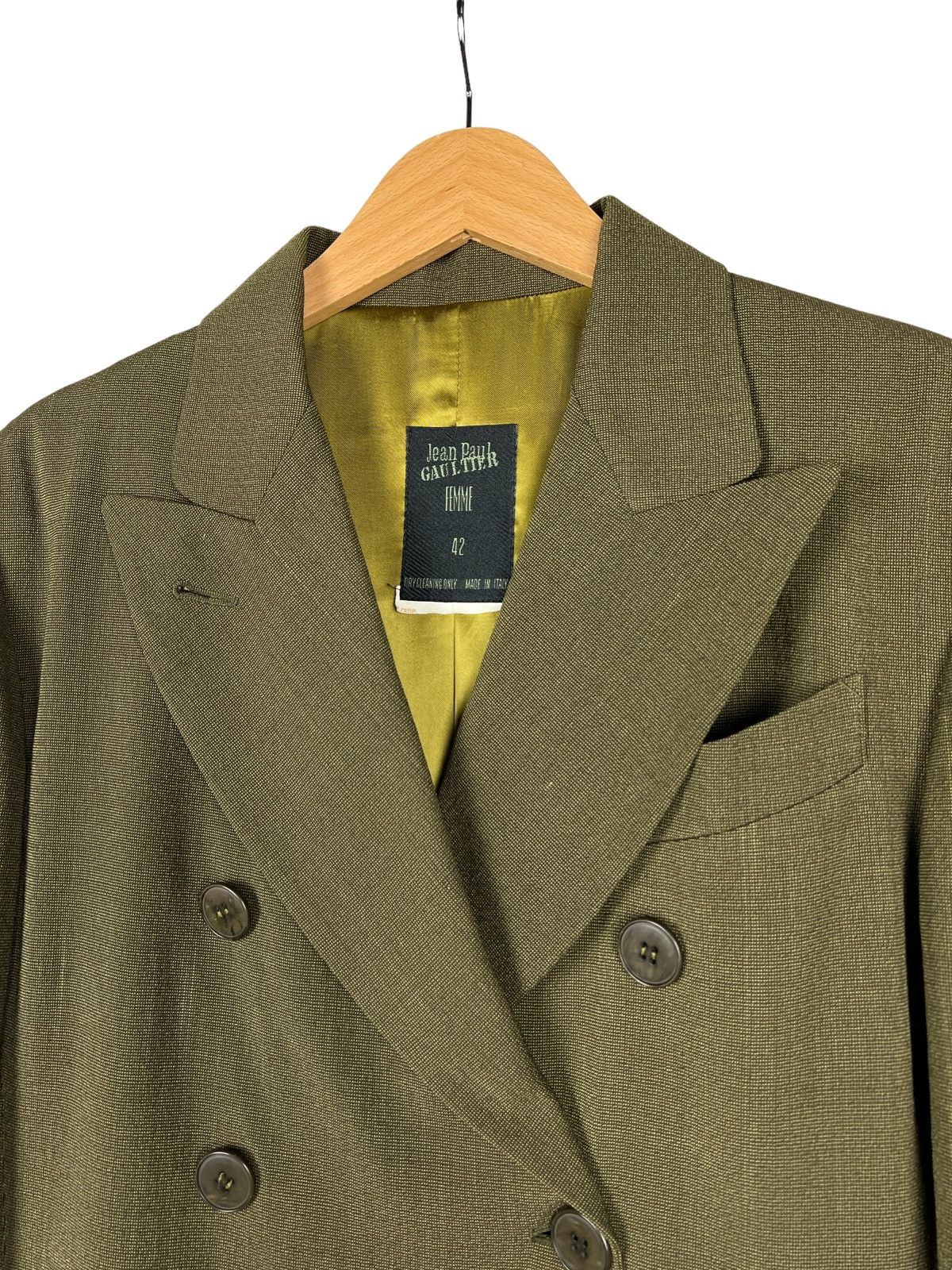 Jean Paul Gaultier Vintage Jean Paul Gaultier Femme Double Breasted Blazer Size M / US 6-8 / IT 42-44 - 4 Thumbnail
