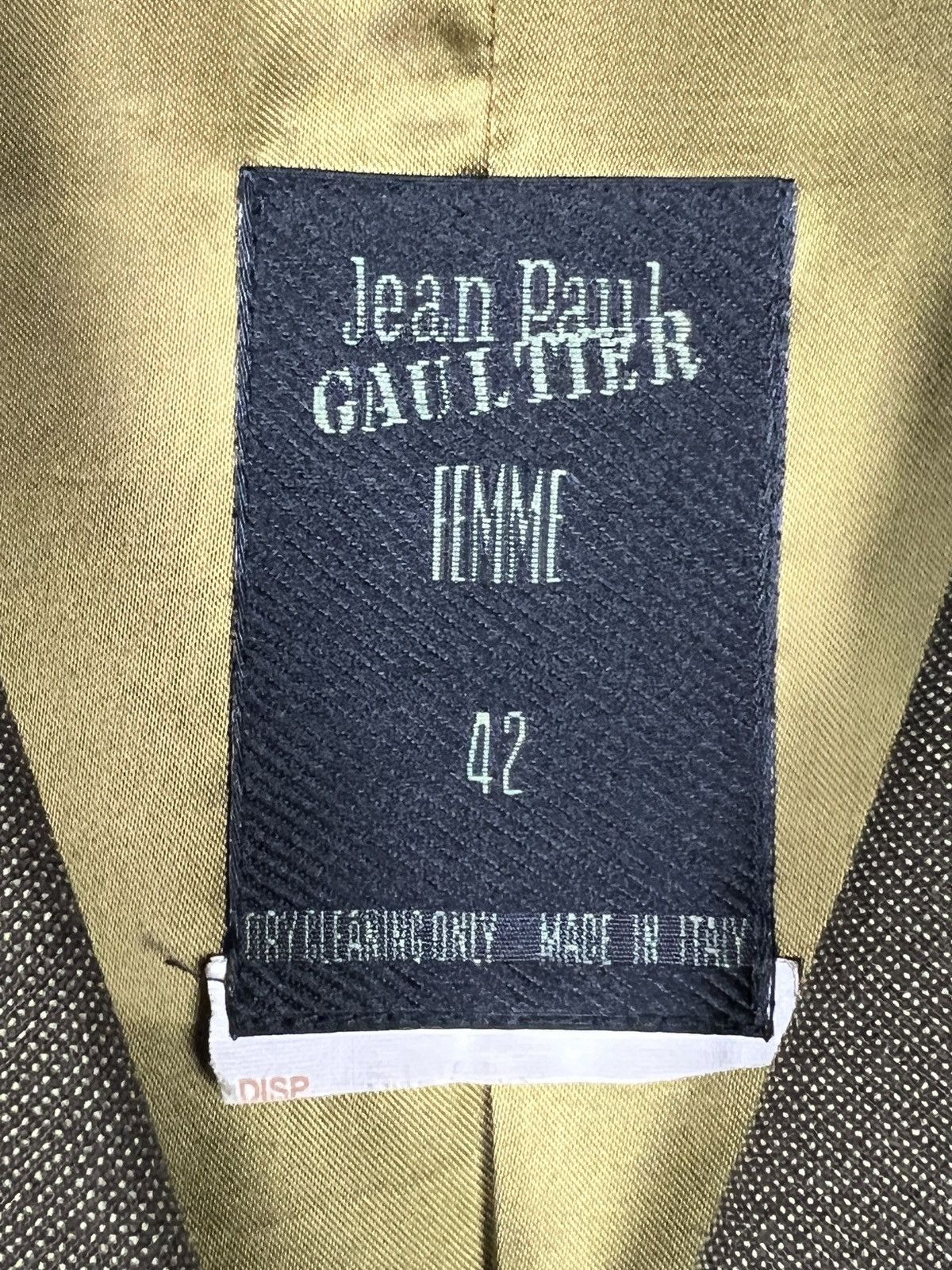 Jean Paul Gaultier Vintage Jean Paul Gaultier Femme Double Breasted Blazer Size M / US 6-8 / IT 42-44 - 9 Thumbnail