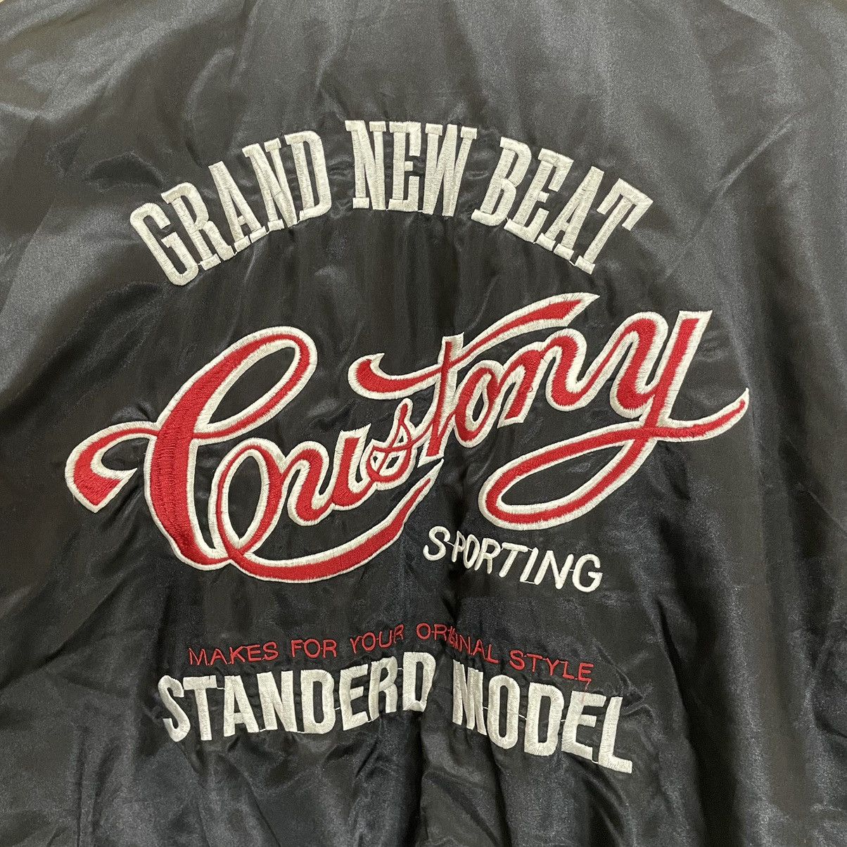 Japanese Brand 💥 90s GEORGIA AIRBONE REVERSIBLE BOMBER JACKET Size US L / EU 52-54 / 3 - 9 Thumbnail