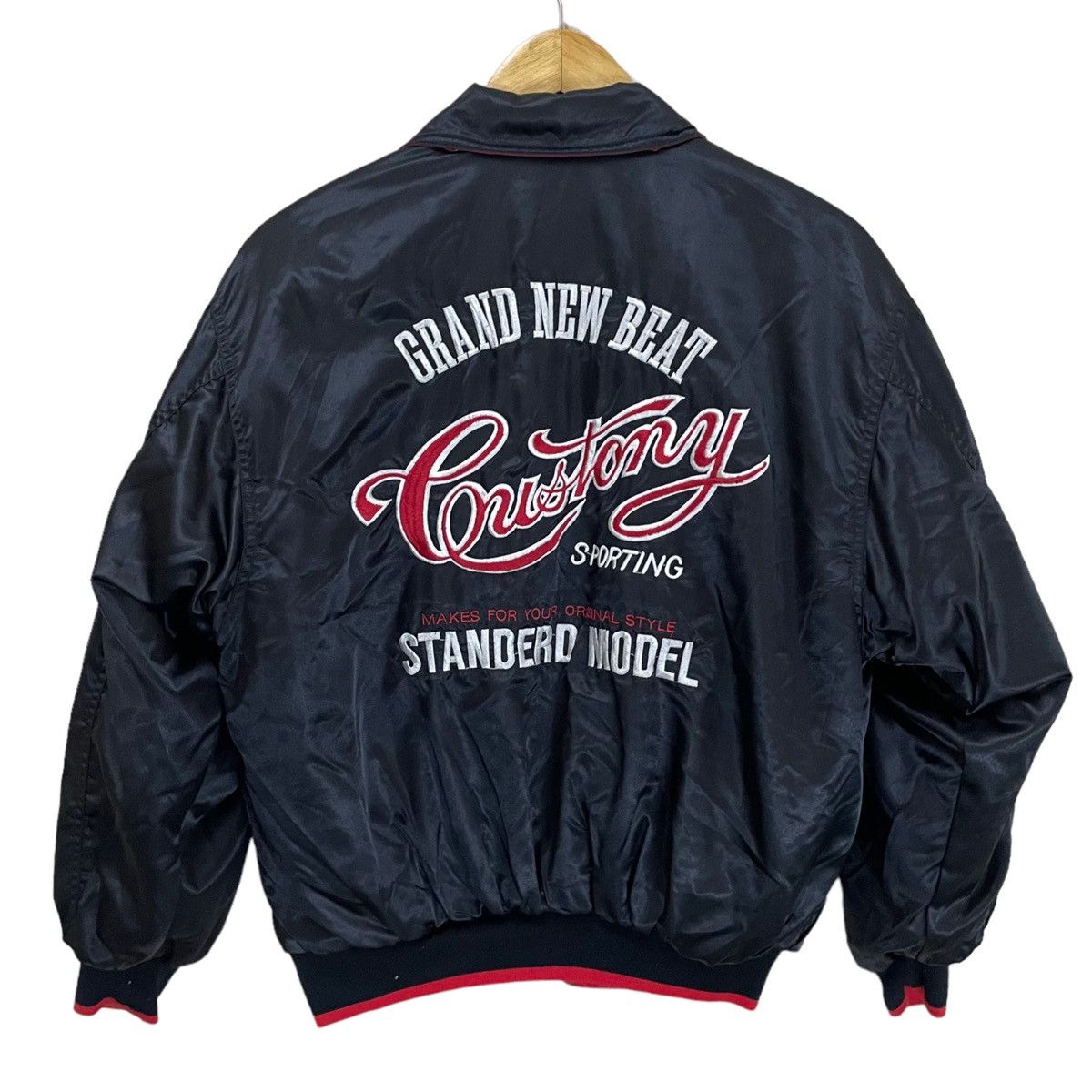 Japanese Brand 💥 90s GEORGIA AIRBONE REVERSIBLE BOMBER JACKET Size US L / EU 52-54 / 3 - 8 Thumbnail