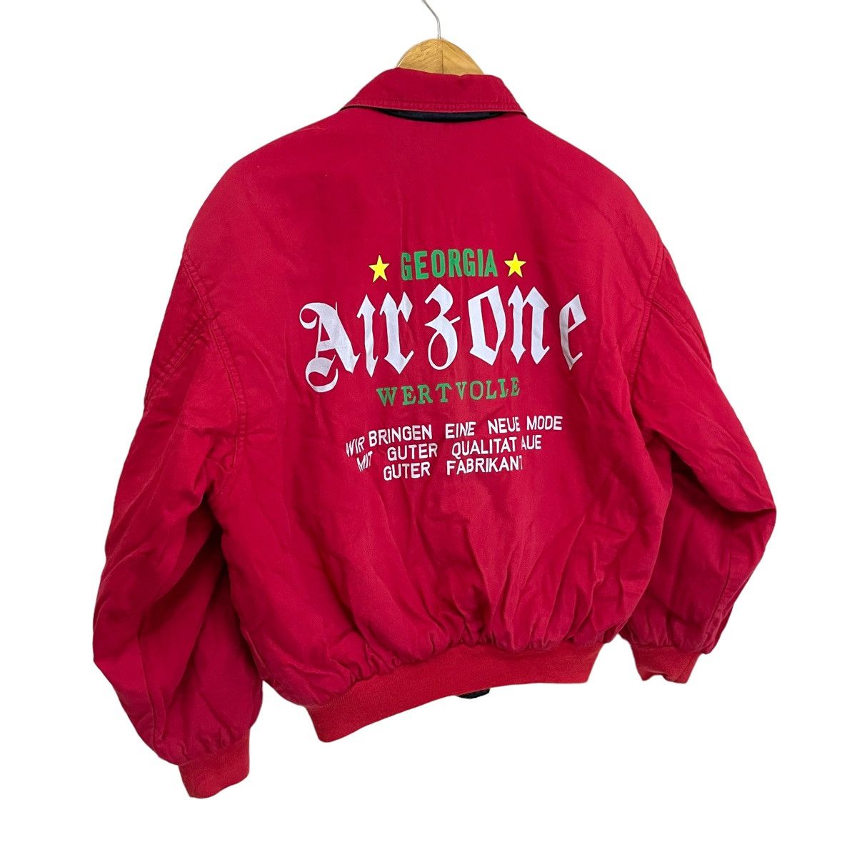 Japanese Brand 💥 90s GEORGIA AIRBONE REVERSIBLE BOMBER JACKET Size US L / EU 52-54 / 3 - 2 Thumbnail