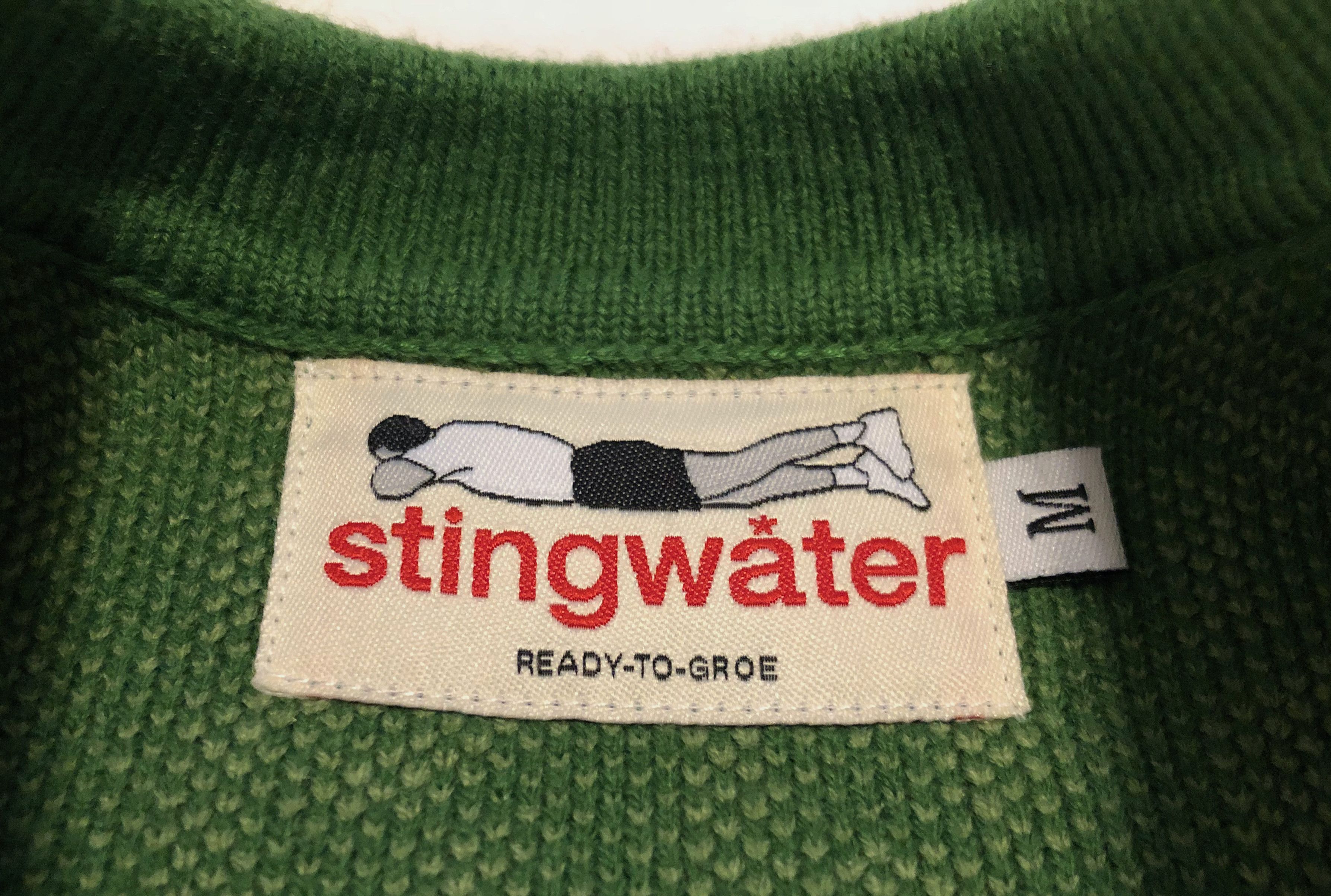 Stingwater Stingwater Collared Half Zip Jacquard Chain Sweater Size US M / EU 48-50 / 2 - 4 Thumbnail
