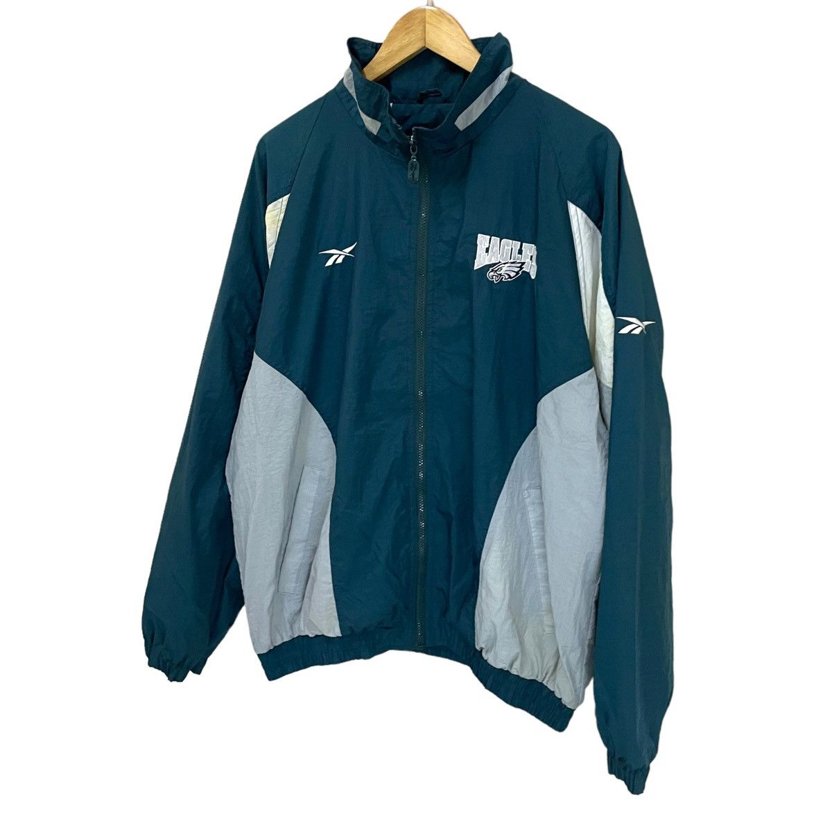 Pro Line × Reebok × Vintage 💥 PHILADELPHIA EAGLES NFL REEBOK JACKET Size US L / EU 52-54 / 3 - 3 Thumbnail