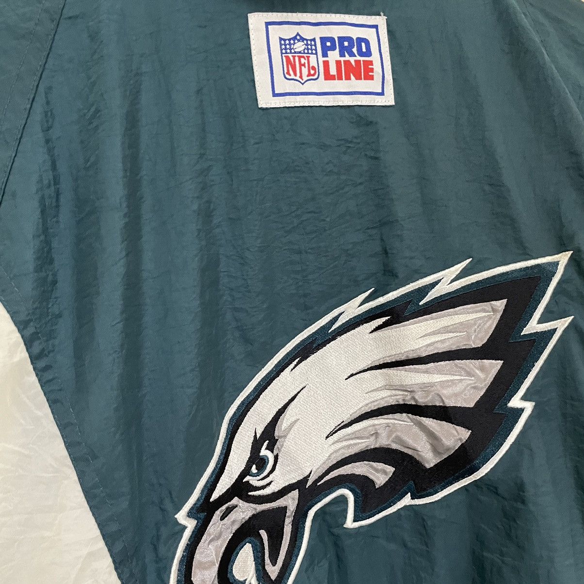 Pro Line × Reebok × Vintage 💥 PHILADELPHIA EAGLES NFL REEBOK JACKET Size US L / EU 52-54 / 3 - 7 Thumbnail
