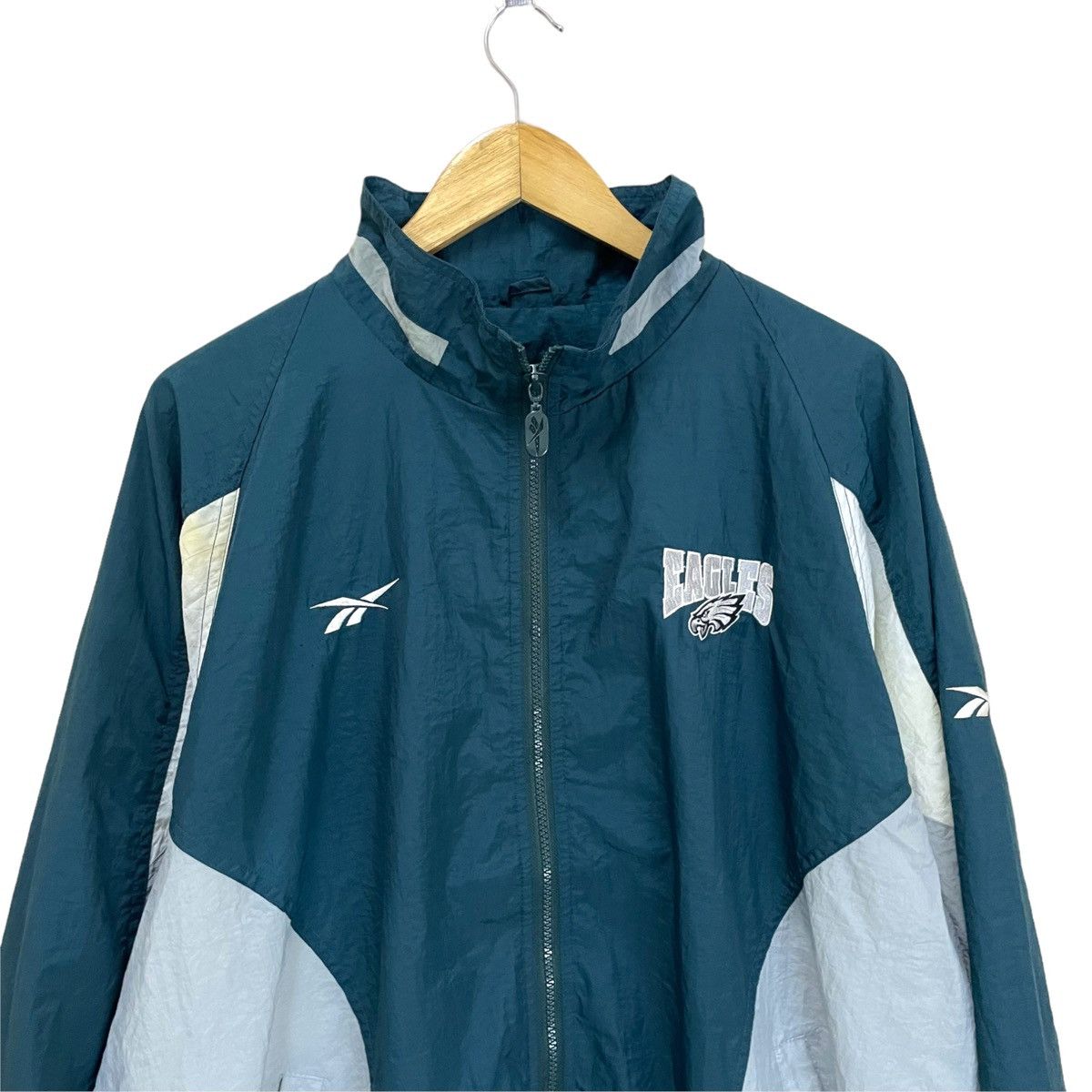 Pro Line × Reebok × Vintage 💥 PHILADELPHIA EAGLES NFL REEBOK JACKET Size US L / EU 52-54 / 3 - 4 Thumbnail