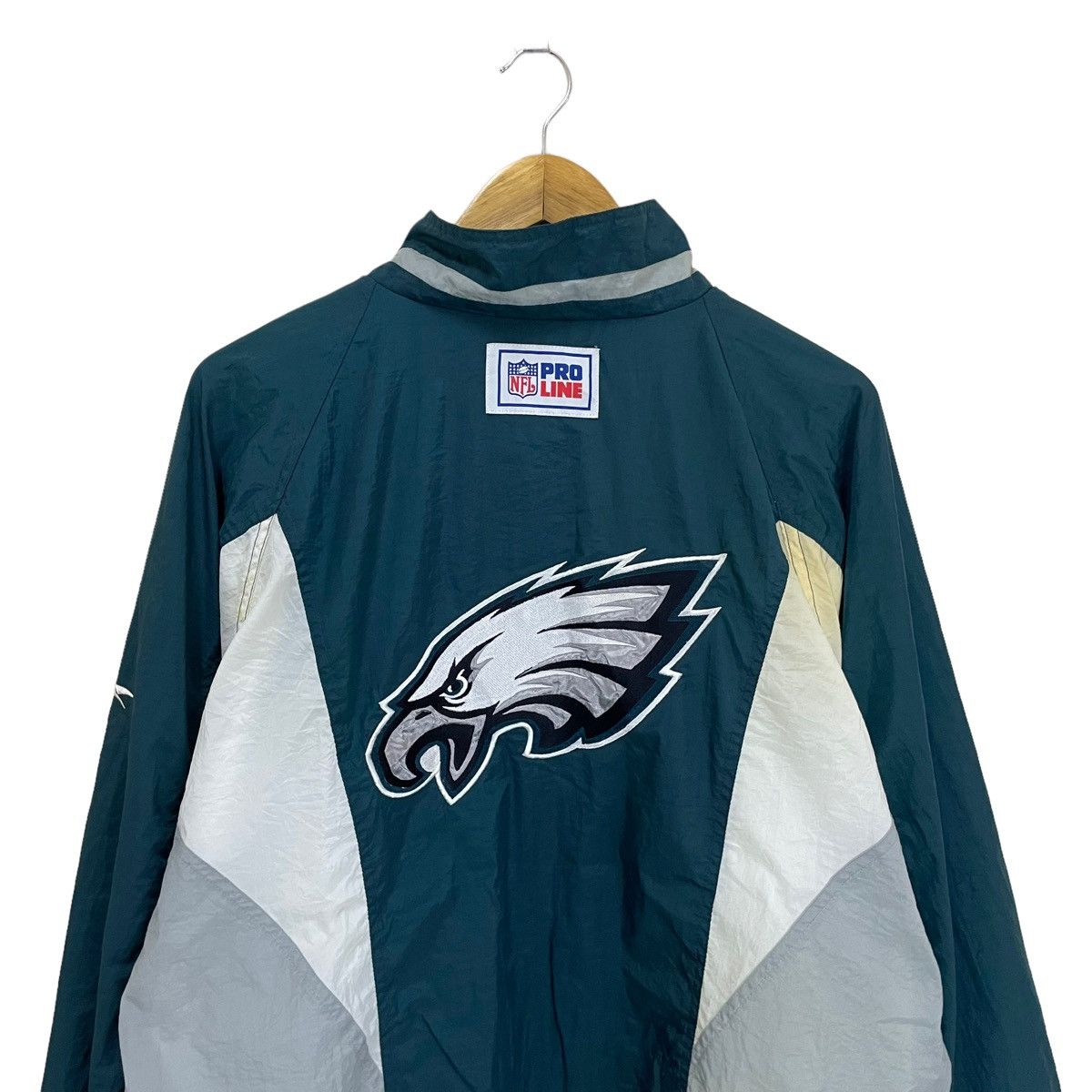 Pro Line × Reebok × Vintage 💥 PHILADELPHIA EAGLES NFL REEBOK JACKET Size US L / EU 52-54 / 3 - 6 Thumbnail