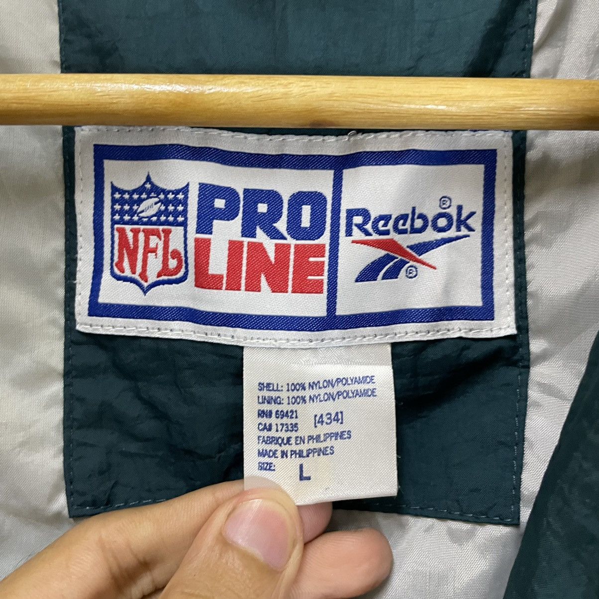 Pro Line × Reebok × Vintage 💥 PHILADELPHIA EAGLES NFL REEBOK JACKET Size US L / EU 52-54 / 3 - 8 Thumbnail