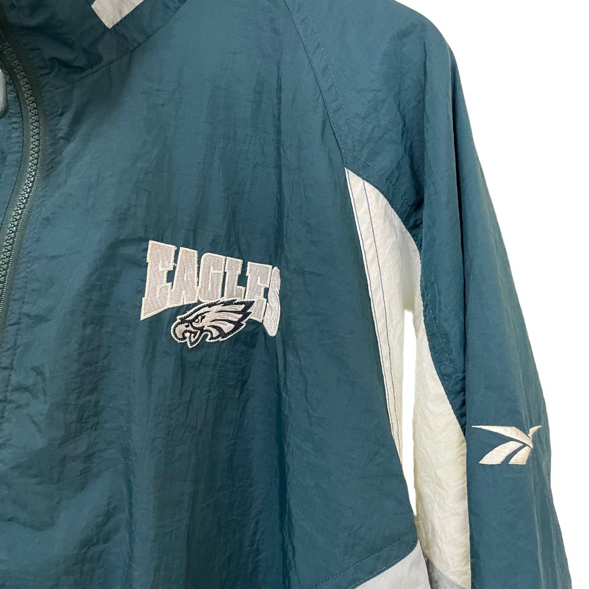 Pro Line × Reebok × Vintage 💥 PHILADELPHIA EAGLES NFL REEBOK JACKET Size US L / EU 52-54 / 3 - 5 Thumbnail