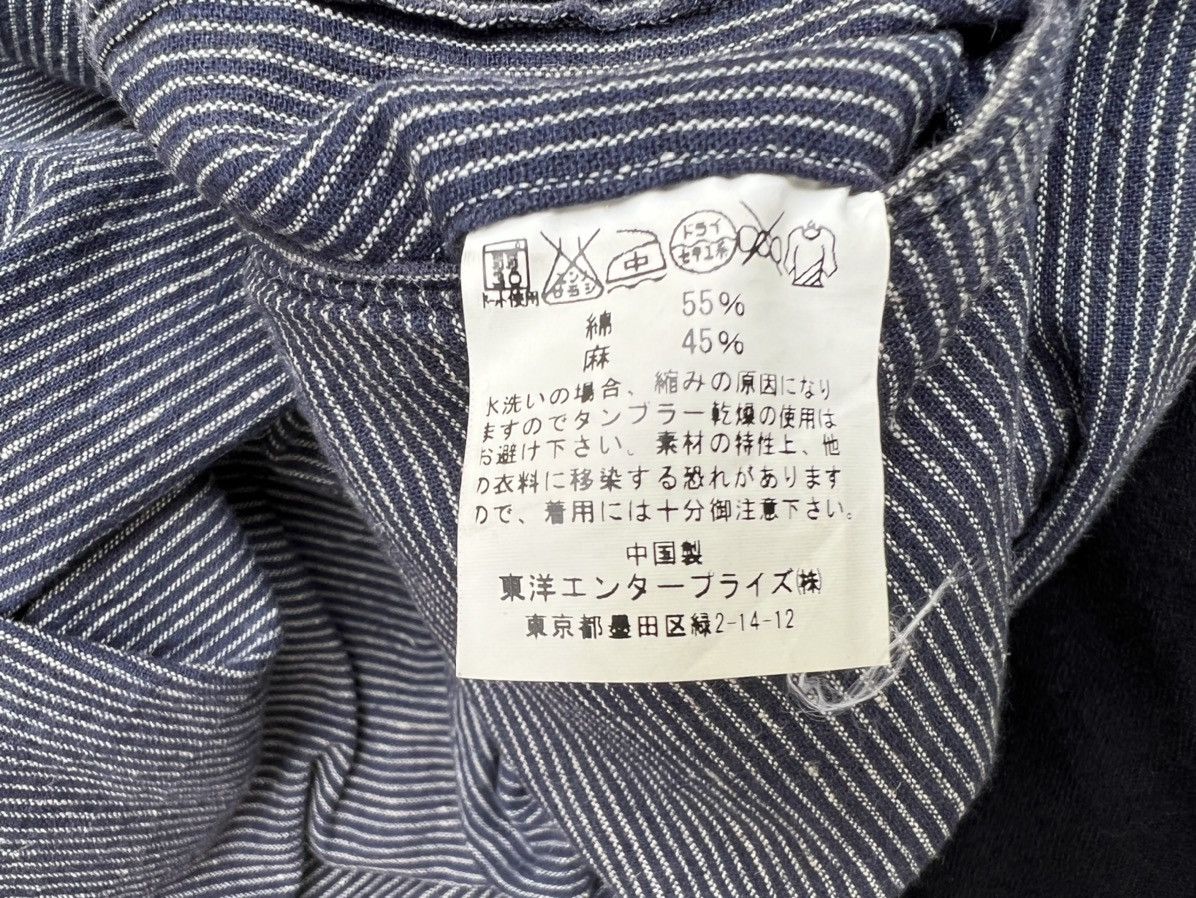 CAT'S PAW Cat’s Paw Japan Sun Fade Look Pinstripe Linen Chinos Trouser Size US 30 / EU 46 - 17 Thumbnail