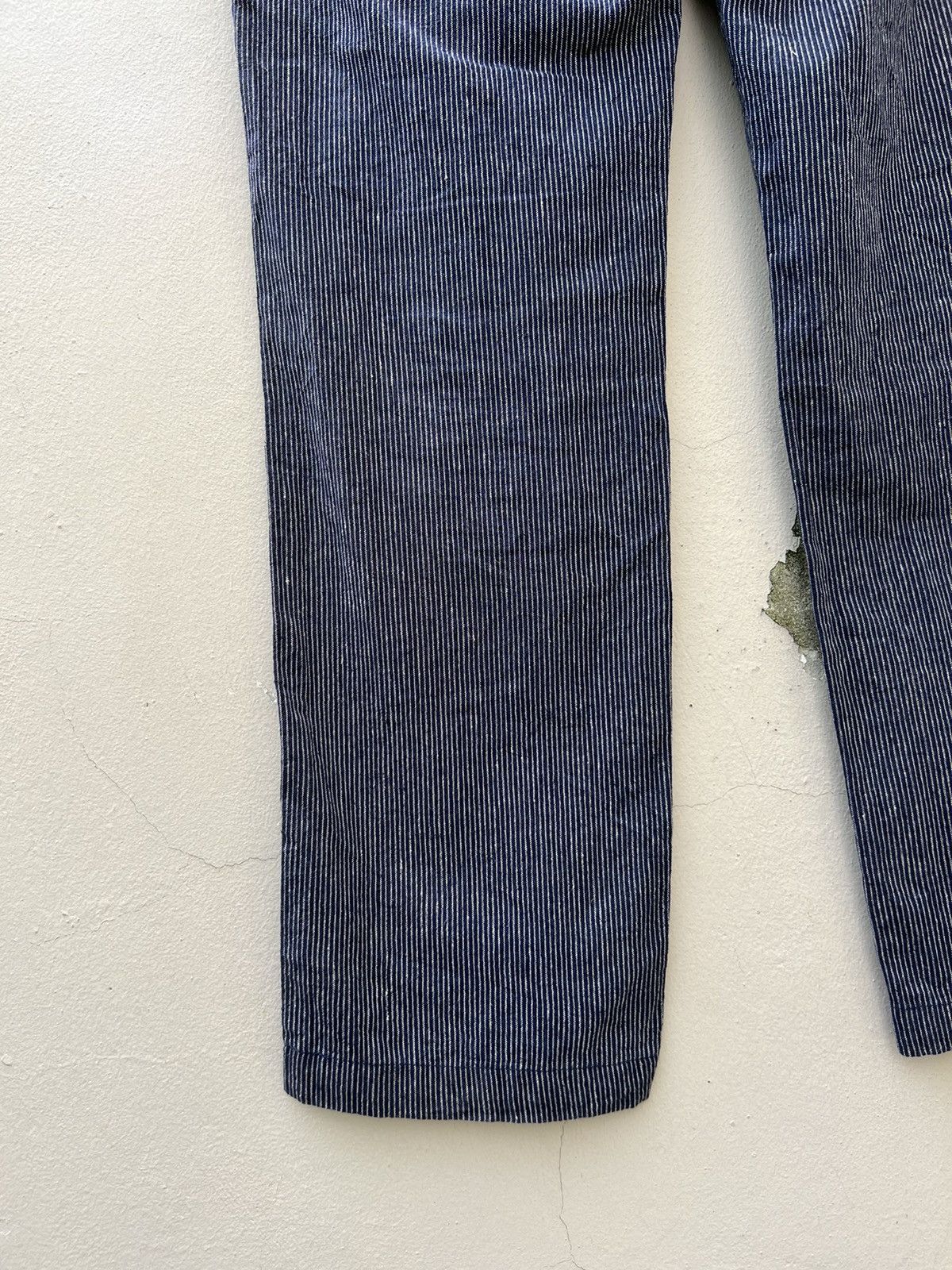 CAT'S PAW Cat’s Paw Japan Sun Fade Look Pinstripe Linen Chinos Trouser Size US 30 / EU 46 - 13 Thumbnail