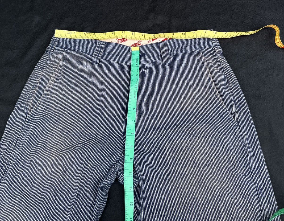 CAT'S PAW Cat’s Paw Japan Sun Fade Look Pinstripe Linen Chinos Trouser Size US 30 / EU 46 - 19 Thumbnail