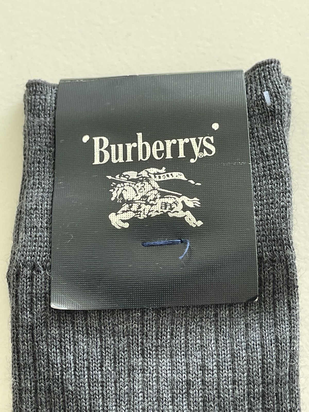 Burberry × Designer × Vintage VINTAGE BURBERRYS SOCKS Size ONE SIZE - 2 Thumbnail