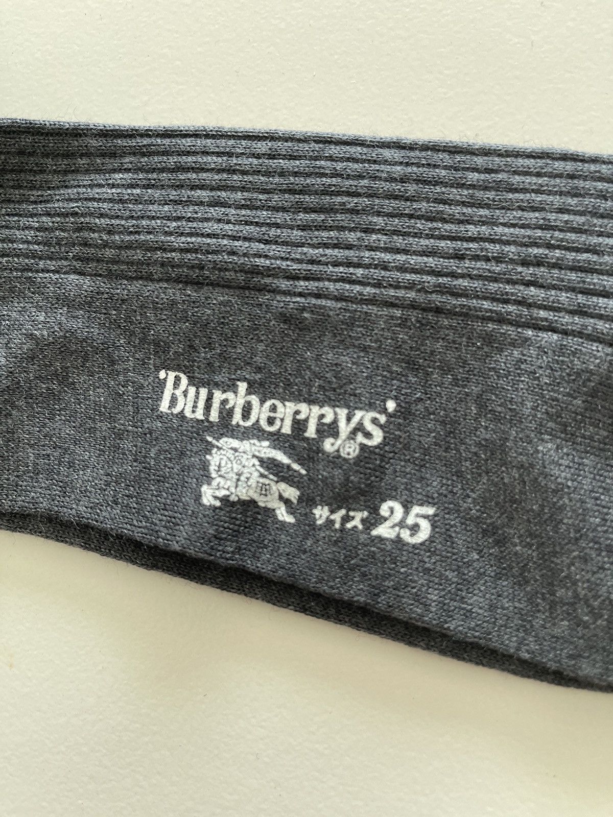 Burberry × Designer × Vintage VINTAGE BURBERRYS SOCKS Size ONE SIZE - 6 Thumbnail