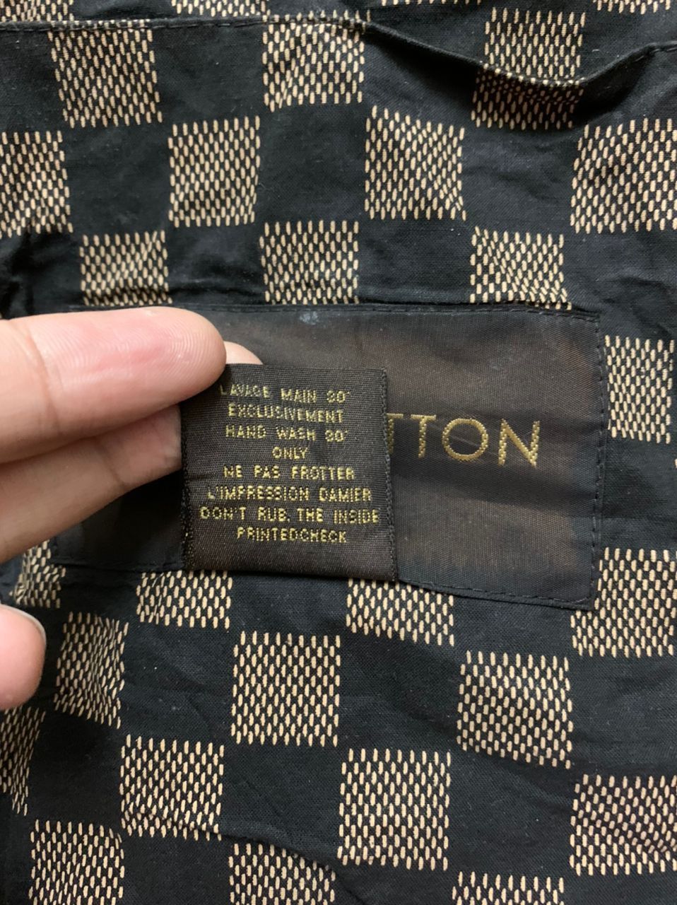 Louis Vuitton Louis Vuitton Check Inside Monogram Waxed Sticky Jacket Size US M / EU 48-50 / 2 - 16 Thumbnail