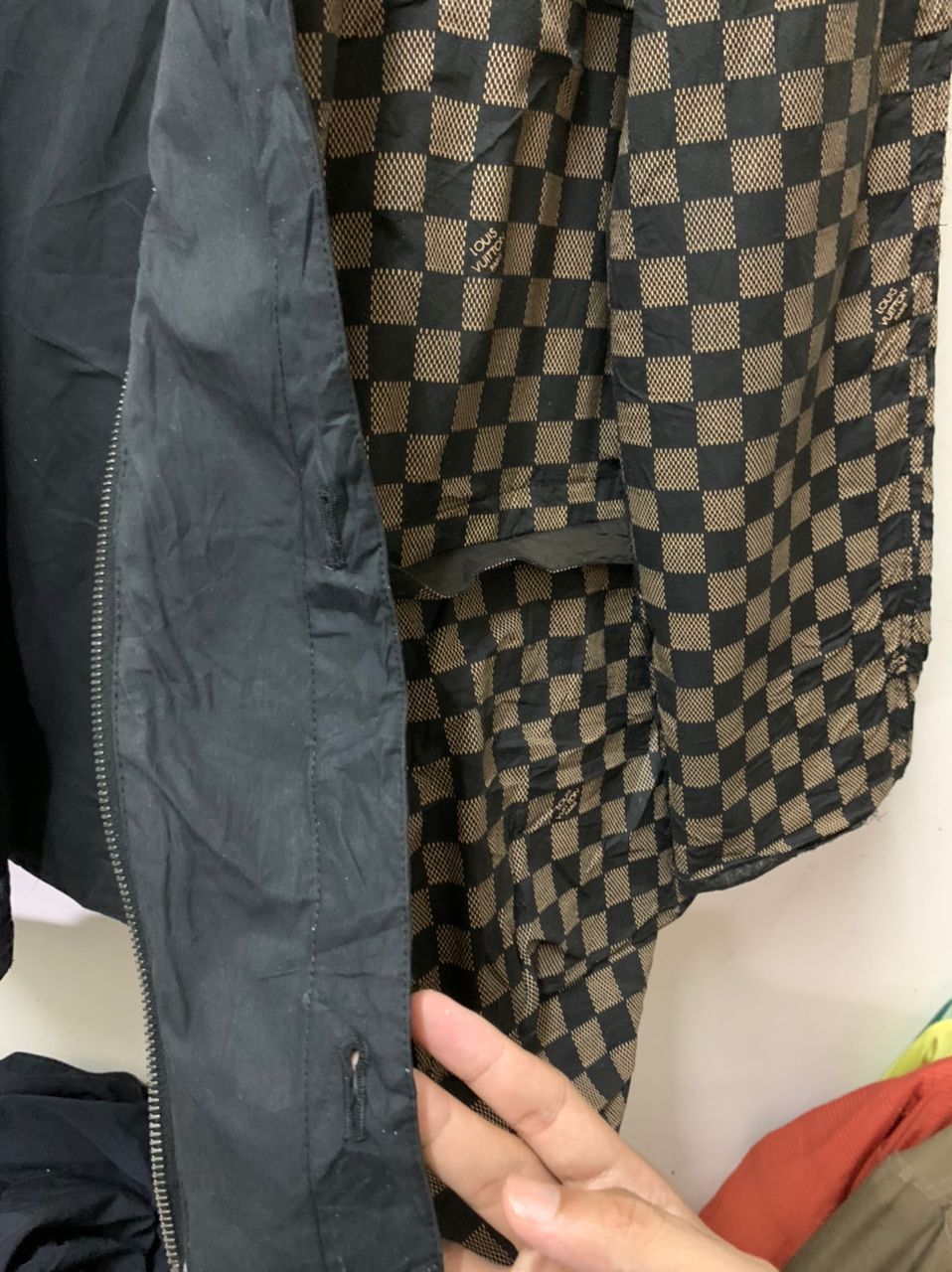 Louis Vuitton Louis Vuitton Check Inside Monogram Waxed Sticky Jacket Size US M / EU 48-50 / 2 - 8 Thumbnail
