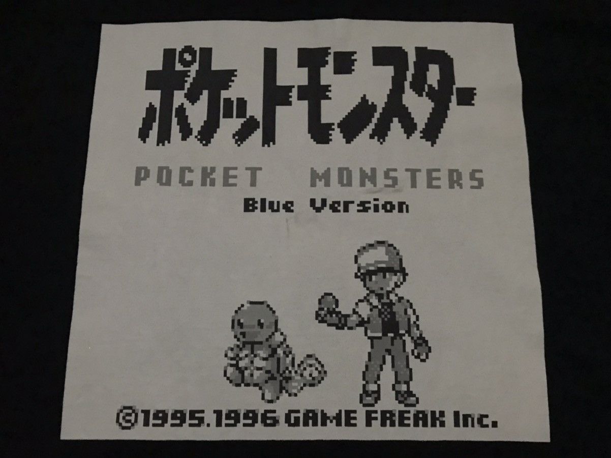 Pokemon Rare Pokemon Pocket Monters Blue Version ©1995.1996 Tshirt Size US L / EU 52-54 / 3 - 2 Thumbnail