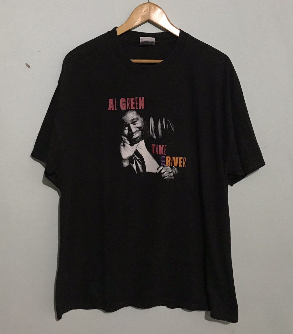 Band Tees × Hanes × Vintage Vintage AL GREEN “Take Me To The River” Tshirt Size US XL / EU 56 / 4 - 1 Thumbnail