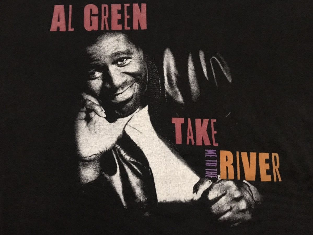 Band Tees × Hanes × Vintage Vintage AL GREEN “Take Me To The River” Tshirt Size US XL / EU 56 / 4 - 2 Thumbnail