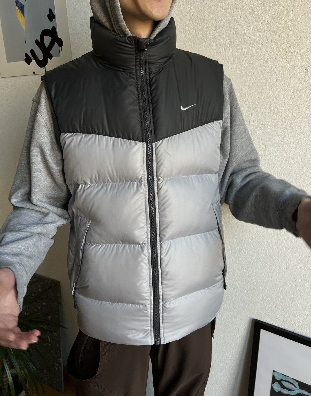mens puffer vest nike