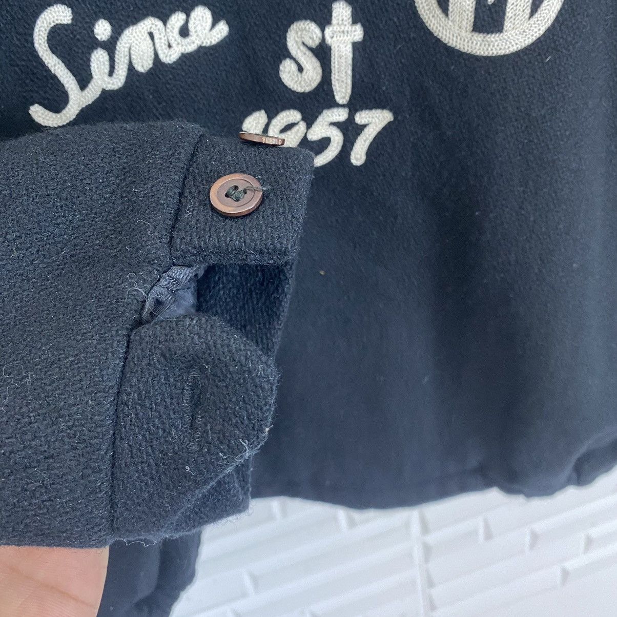 Japanese Brand × Vintage Dog House wool zipper jacket nice design Size US L / EU 52-54 / 3 - 9 Thumbnail