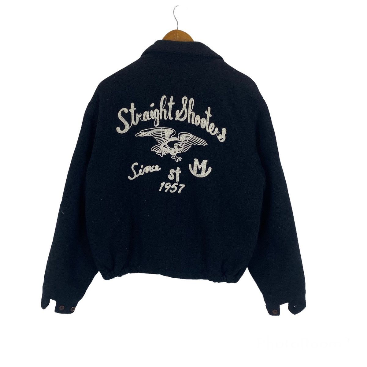 Japanese Brand × Vintage Dog House wool zipper jacket nice design Size US L / EU 52-54 / 3 - 1 Thumbnail