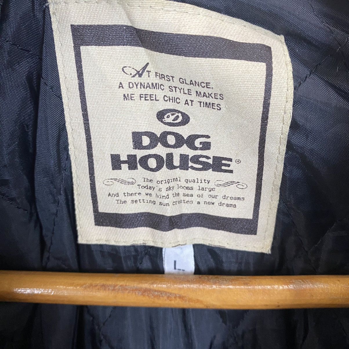 Japanese Brand × Vintage Dog House wool zipper jacket nice design Size US L / EU 52-54 / 3 - 10 Thumbnail