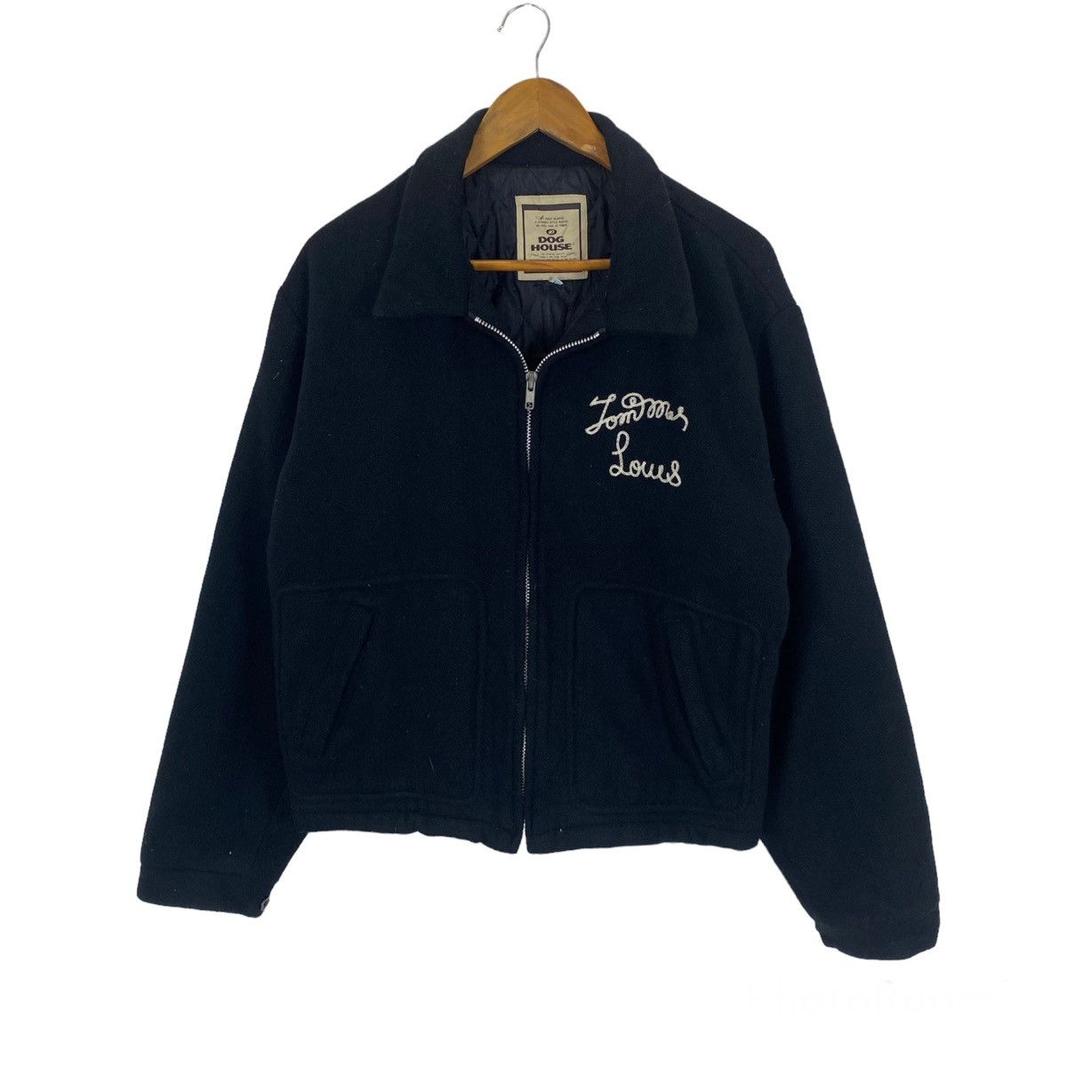 Japanese Brand × Vintage Dog House wool zipper jacket nice design Size US L / EU 52-54 / 3 - 2 Thumbnail