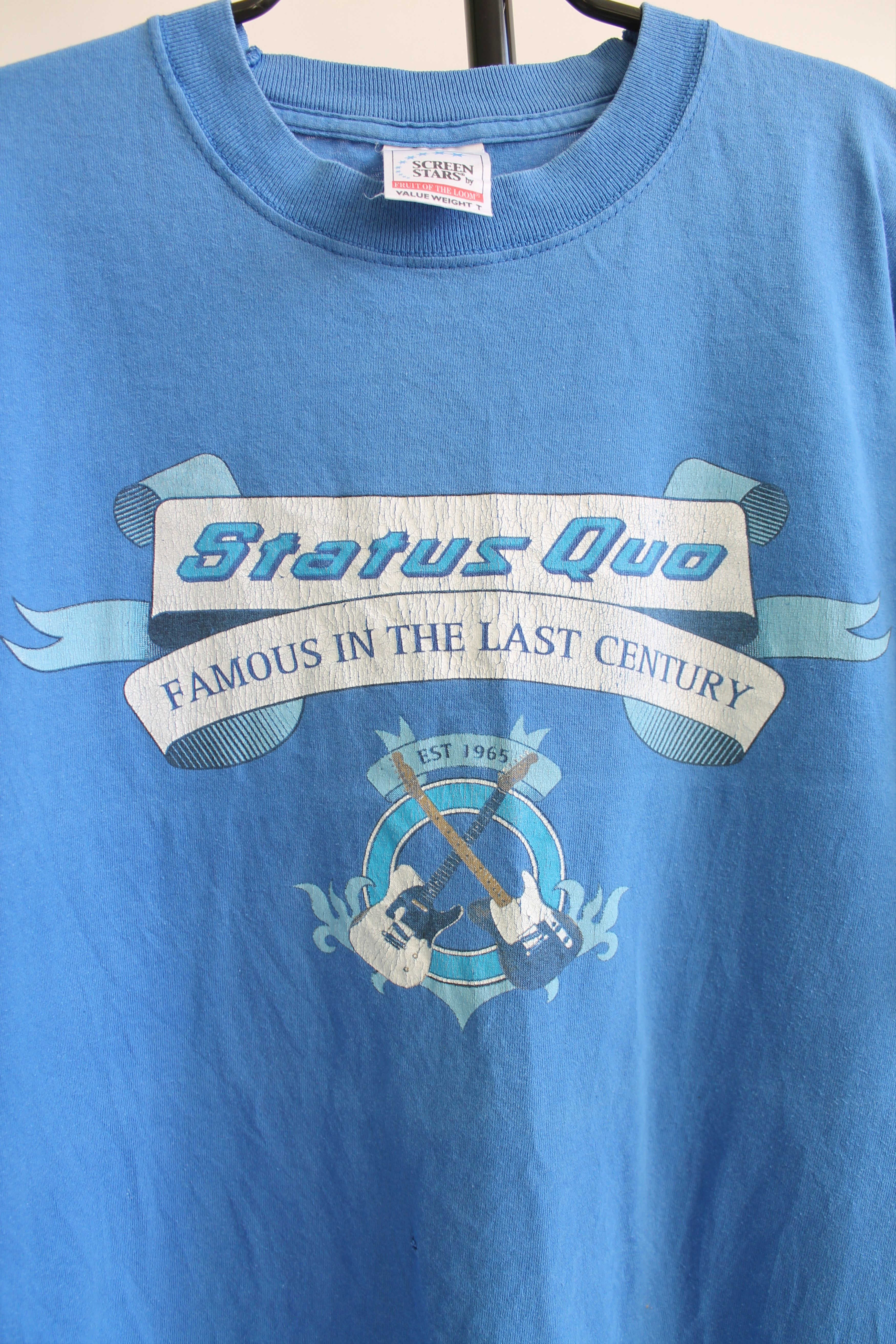 Band Tees Vintage 2000 Status Quo Tour T Shirt XL band rock Size US XL / EU 56 / 4 - 5 Thumbnail