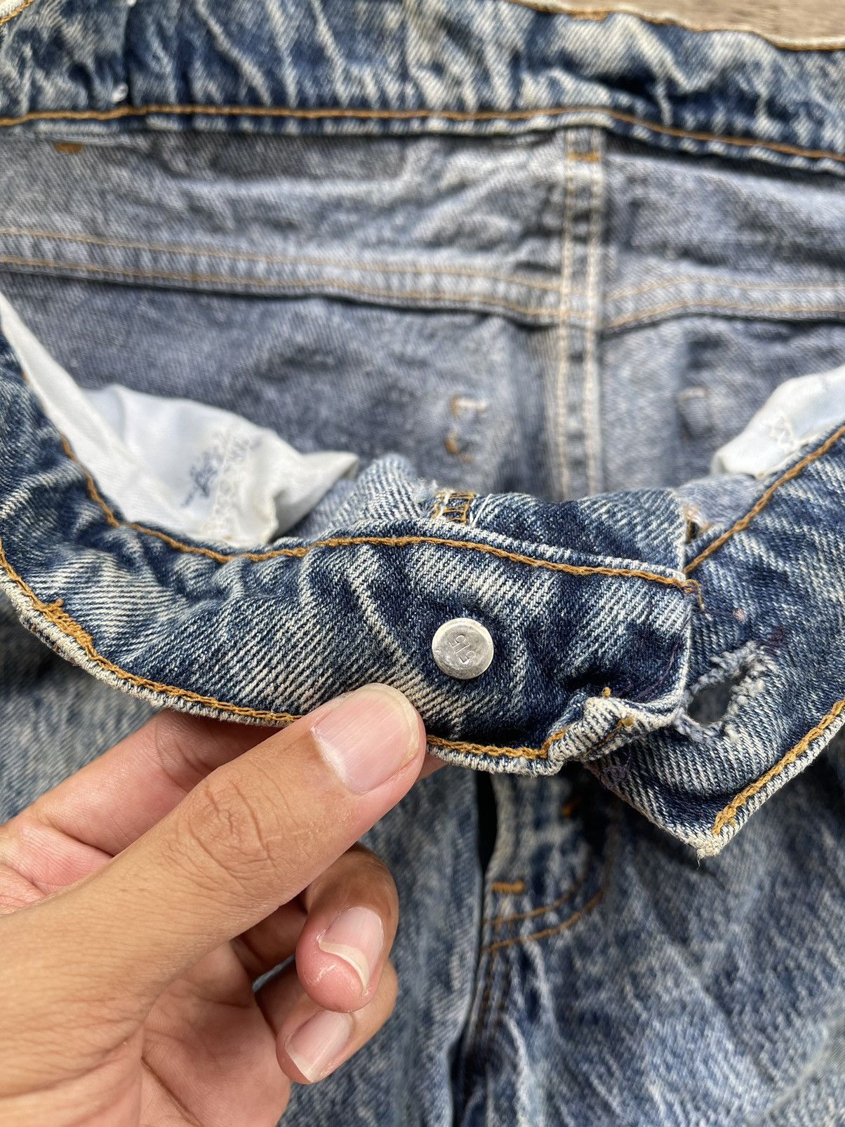 Levi's × Levi's Vintage Clothing × Vintage Vintage 90s Levis denime jeans nice deisgn Size US 28 / EU 44 - 11 Thumbnail