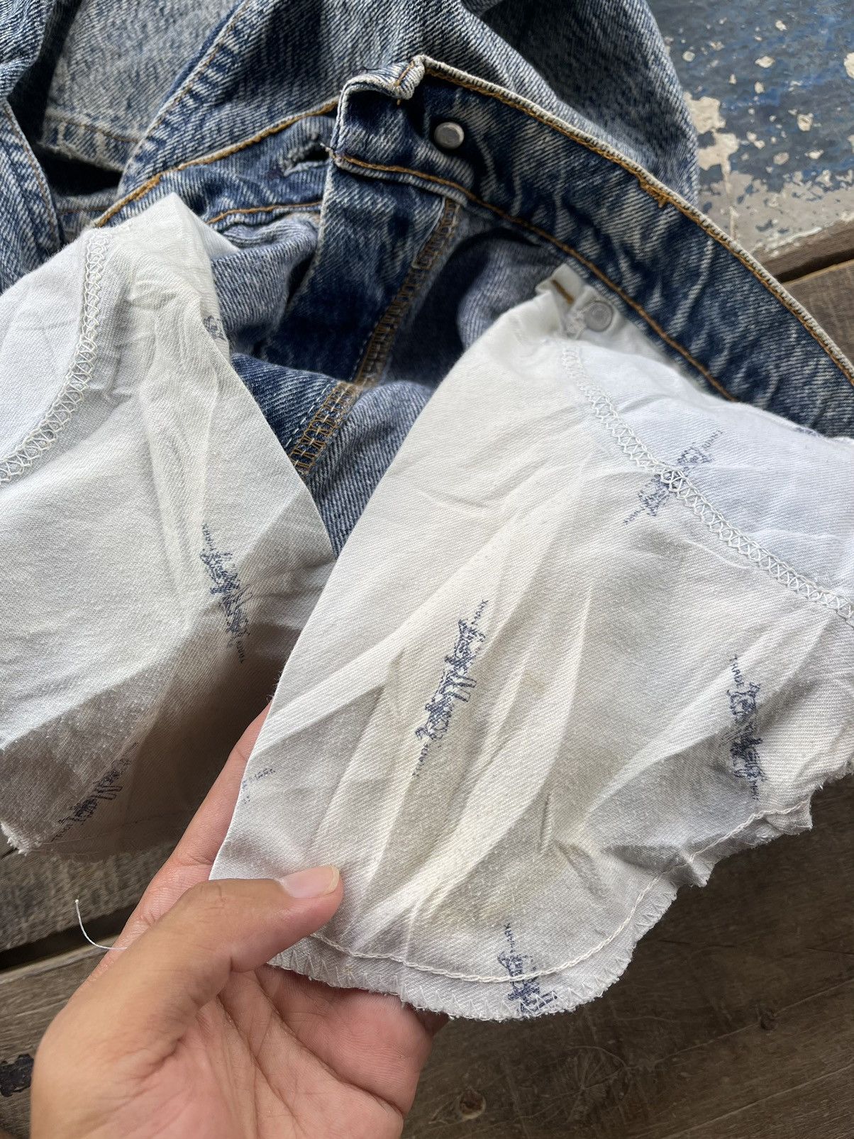Levi's × Levi's Vintage Clothing × Vintage Vintage 90s Levis denime jeans nice deisgn Size US 28 / EU 44 - 12 Thumbnail