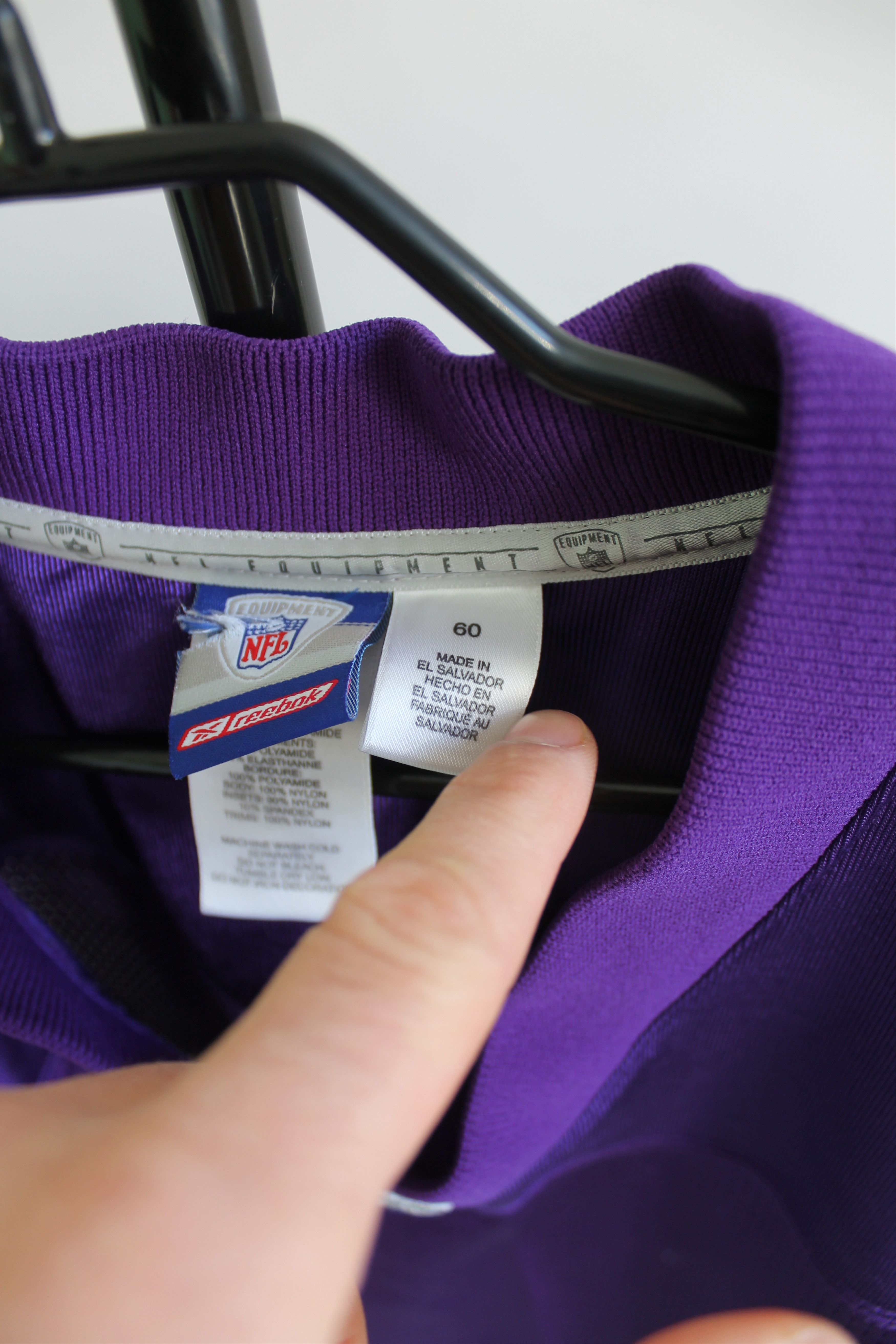 Other VERY BIG! NFL Reebok Minnesota Vikings Shirt Jersey SZ 60 Size US XXL / EU 58 / 5 - 7 Thumbnail
