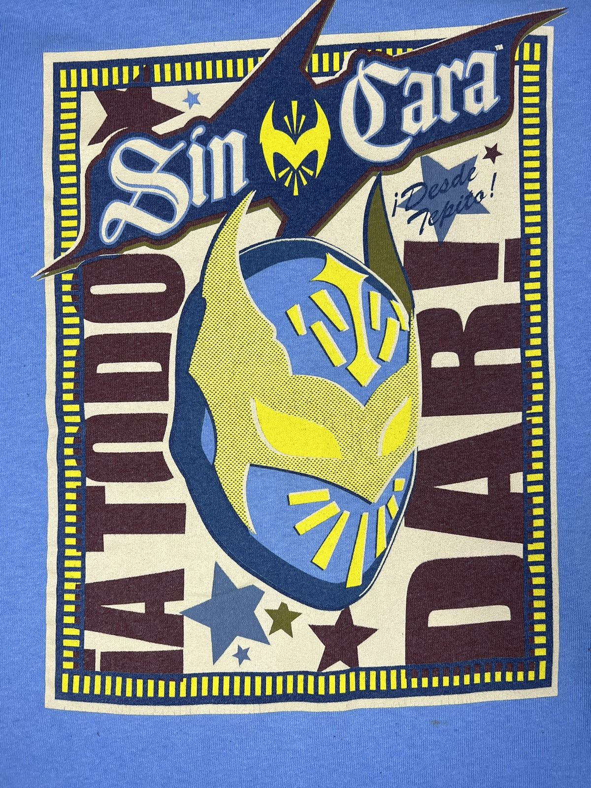 WWE Vintage WWE WWF Sin Cara T-shirt Size US M / EU 48-50 / 2 - 2 Thumbnail