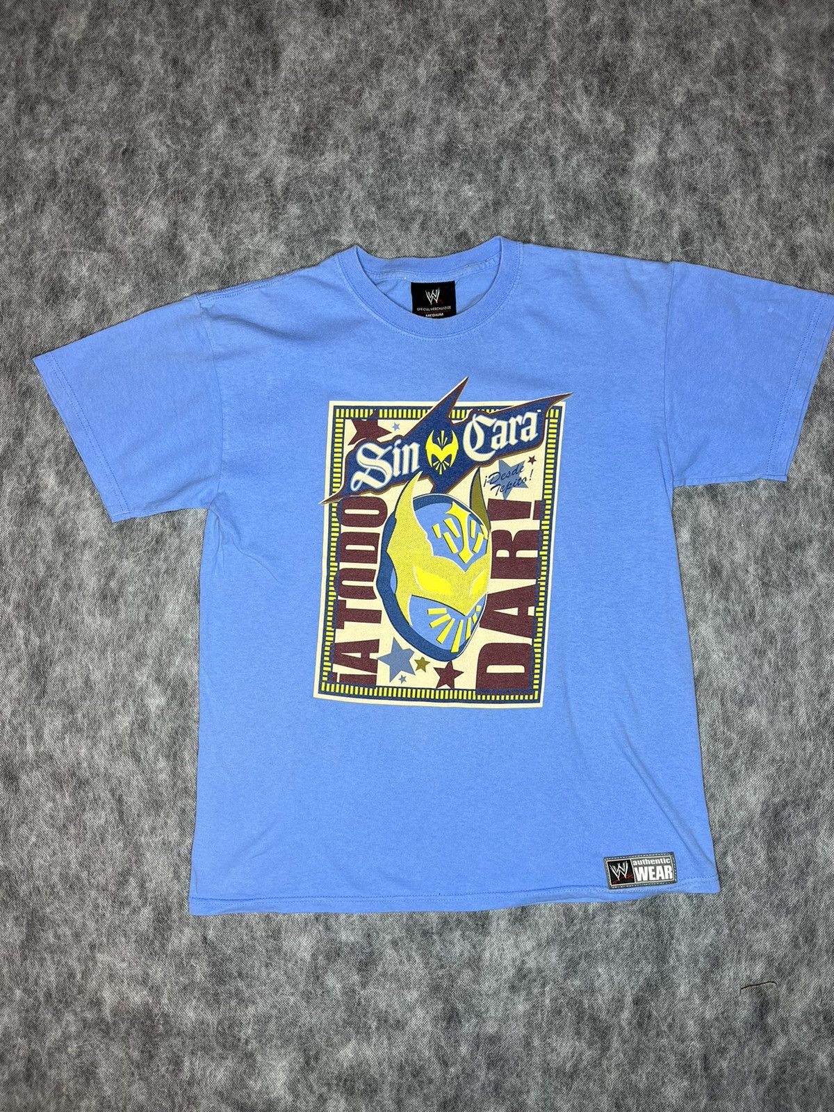 WWE Vintage WWE WWF Sin Cara T-shirt Size US M / EU 48-50 / 2 - 1 Thumbnail