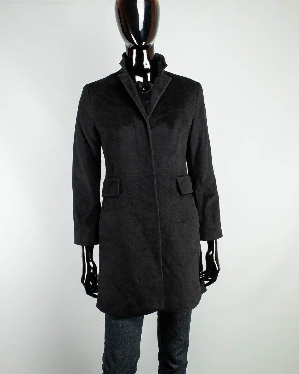 image of Max Mara Maxmara Studio Coat in Black, Women's (Size Small)