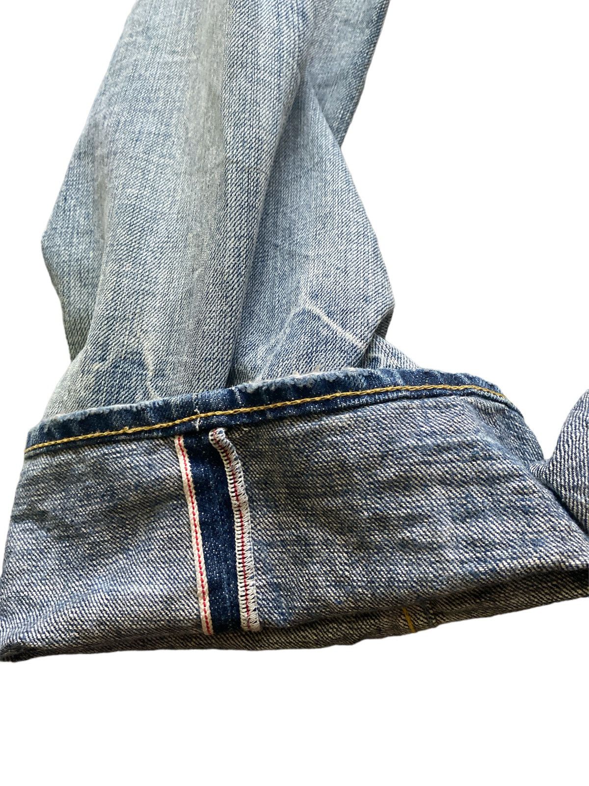 Freewheelers Vintage Union Made Sweet Camel Denim Pants Selvedge Rare Size US 30 / EU 46 - 15 Thumbnail