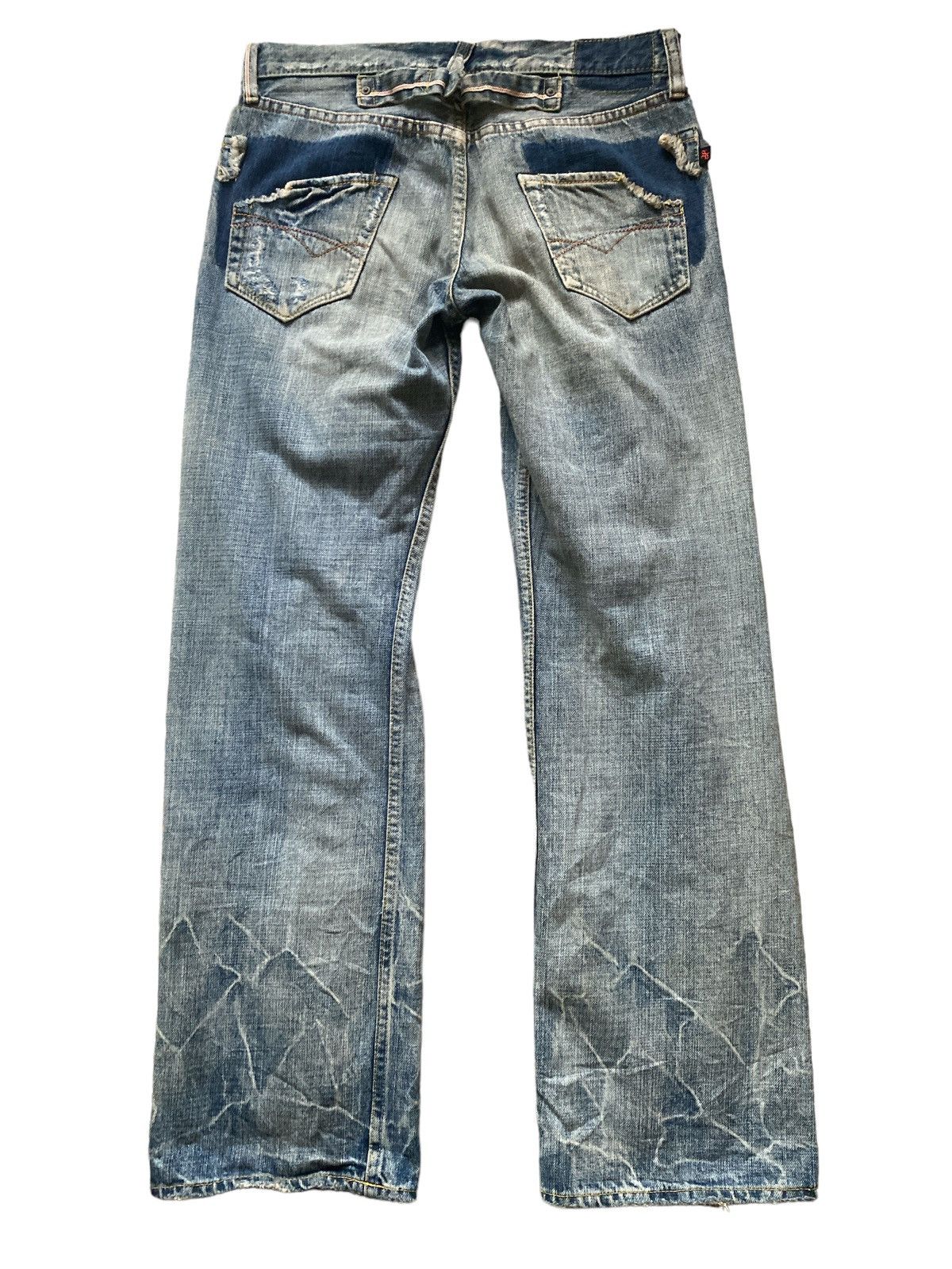 Freewheelers Vintage Union Made Sweet Camel Denim Pants Selvedge Rare Size US 30 / EU 46 - 8 Thumbnail