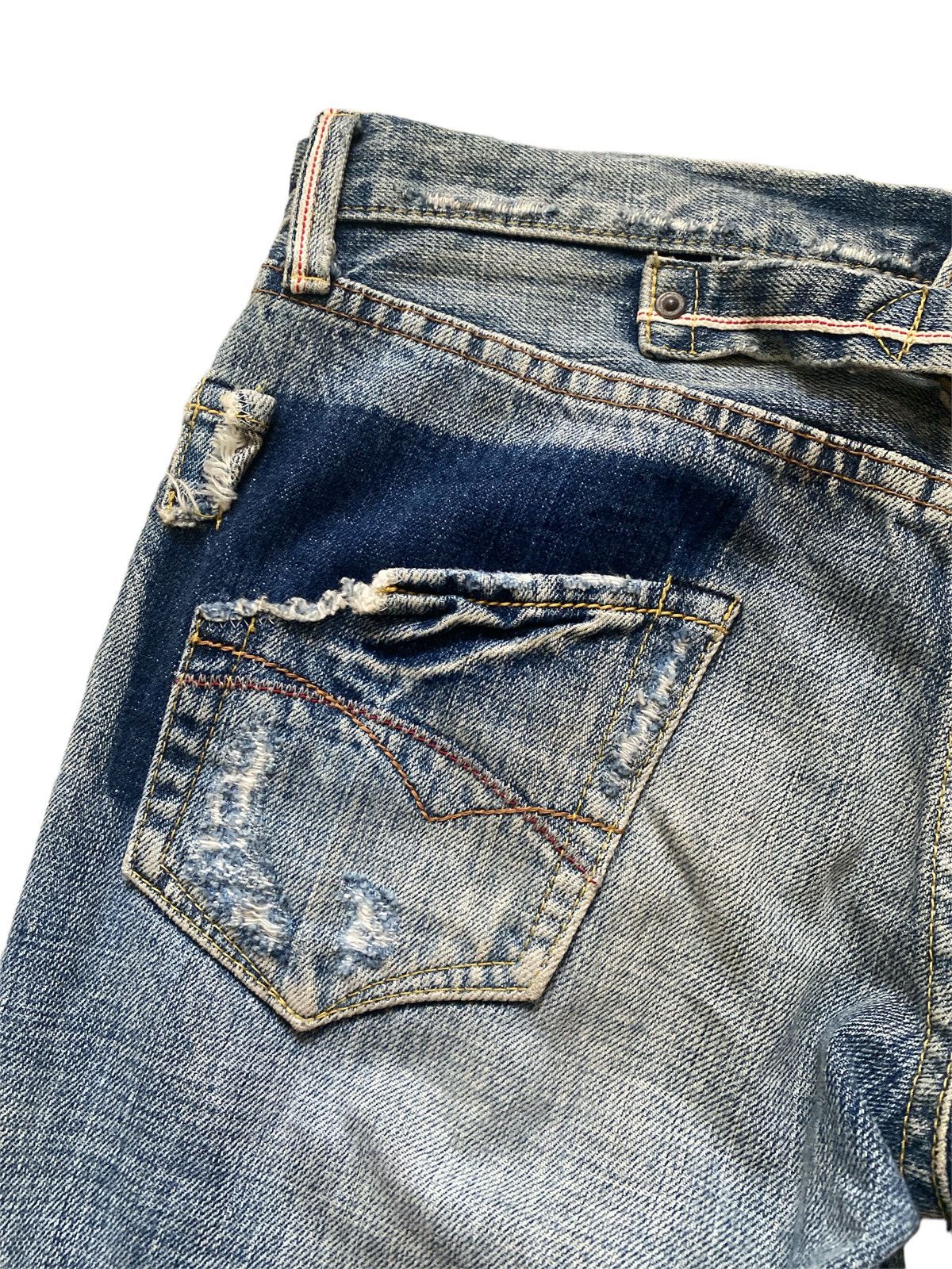 Freewheelers Vintage Union Made Sweet Camel Denim Pants Selvedge Rare Size US 30 / EU 46 - 10 Thumbnail