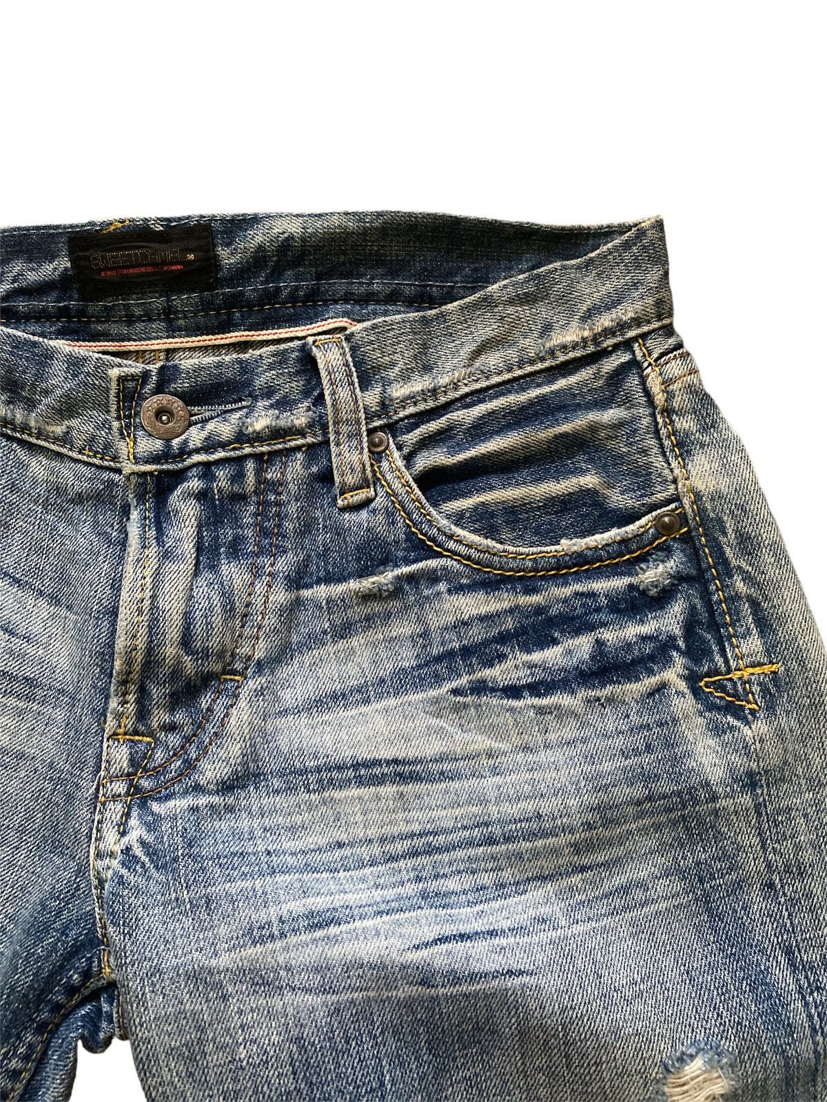 Freewheelers Vintage Union Made Sweet Camel Denim Pants Selvedge Rare Size US 30 / EU 46 - 14 Thumbnail