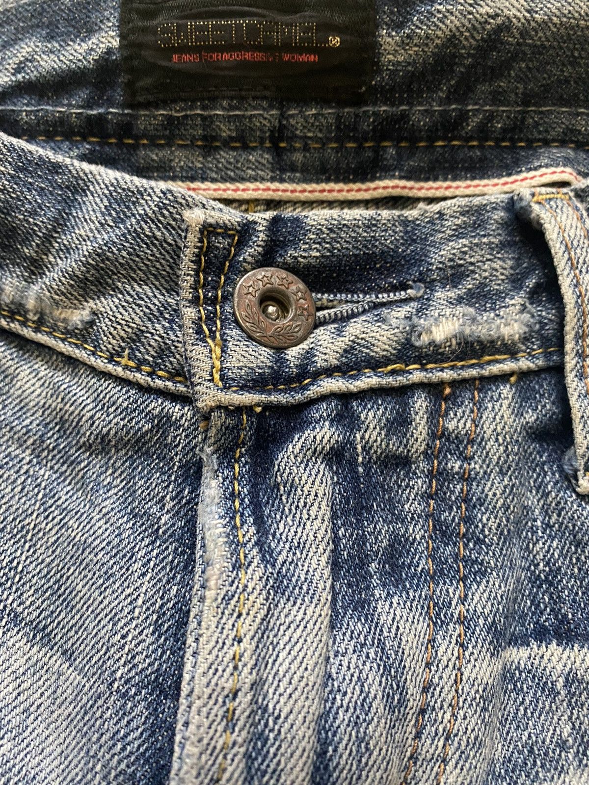 Freewheelers Vintage Union Made Sweet Camel Denim Pants Selvedge Rare Size US 30 / EU 46 - 16 Thumbnail