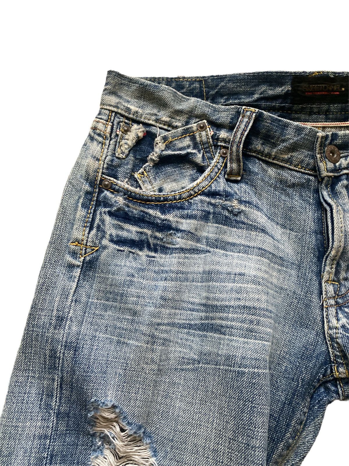 Freewheelers Vintage Union Made Sweet Camel Denim Pants Selvedge Rare Size US 30 / EU 46 - 13 Thumbnail