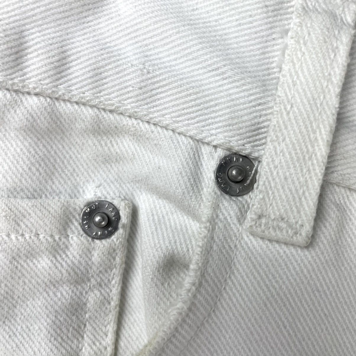 Helmut Lang HELMUT LANG THRASHED WHITE BOOTCUT SAMPLE DENIM Size US 30 / EU 46 - 17 Thumbnail