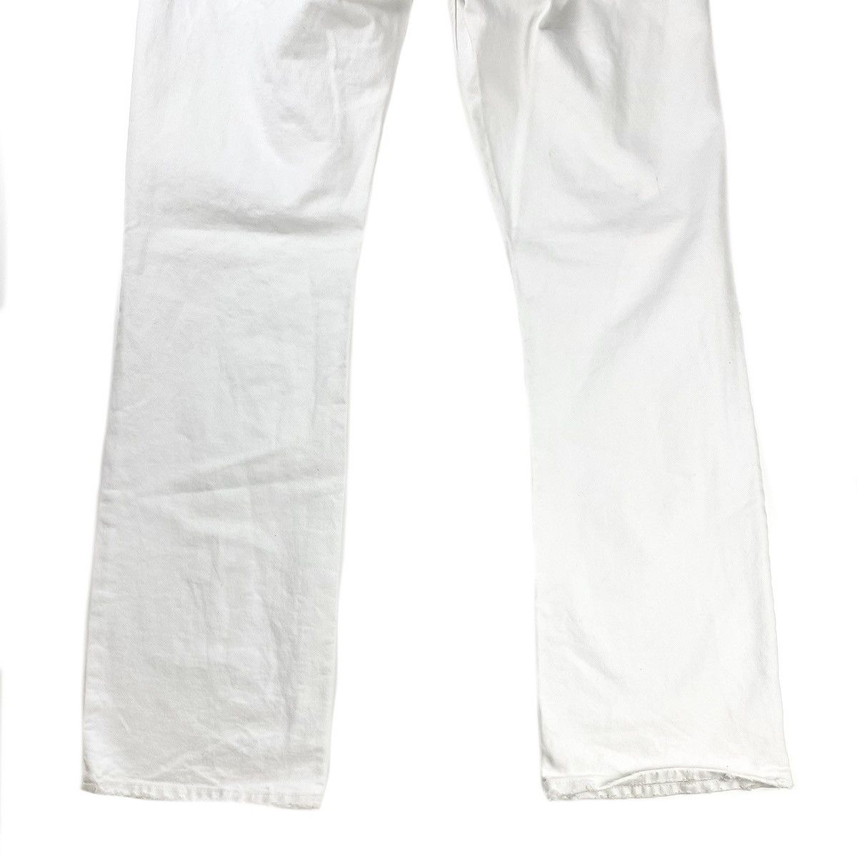 Helmut Lang HELMUT LANG THRASHED WHITE BOOTCUT SAMPLE DENIM Size US 30 / EU 46 - 14 Thumbnail