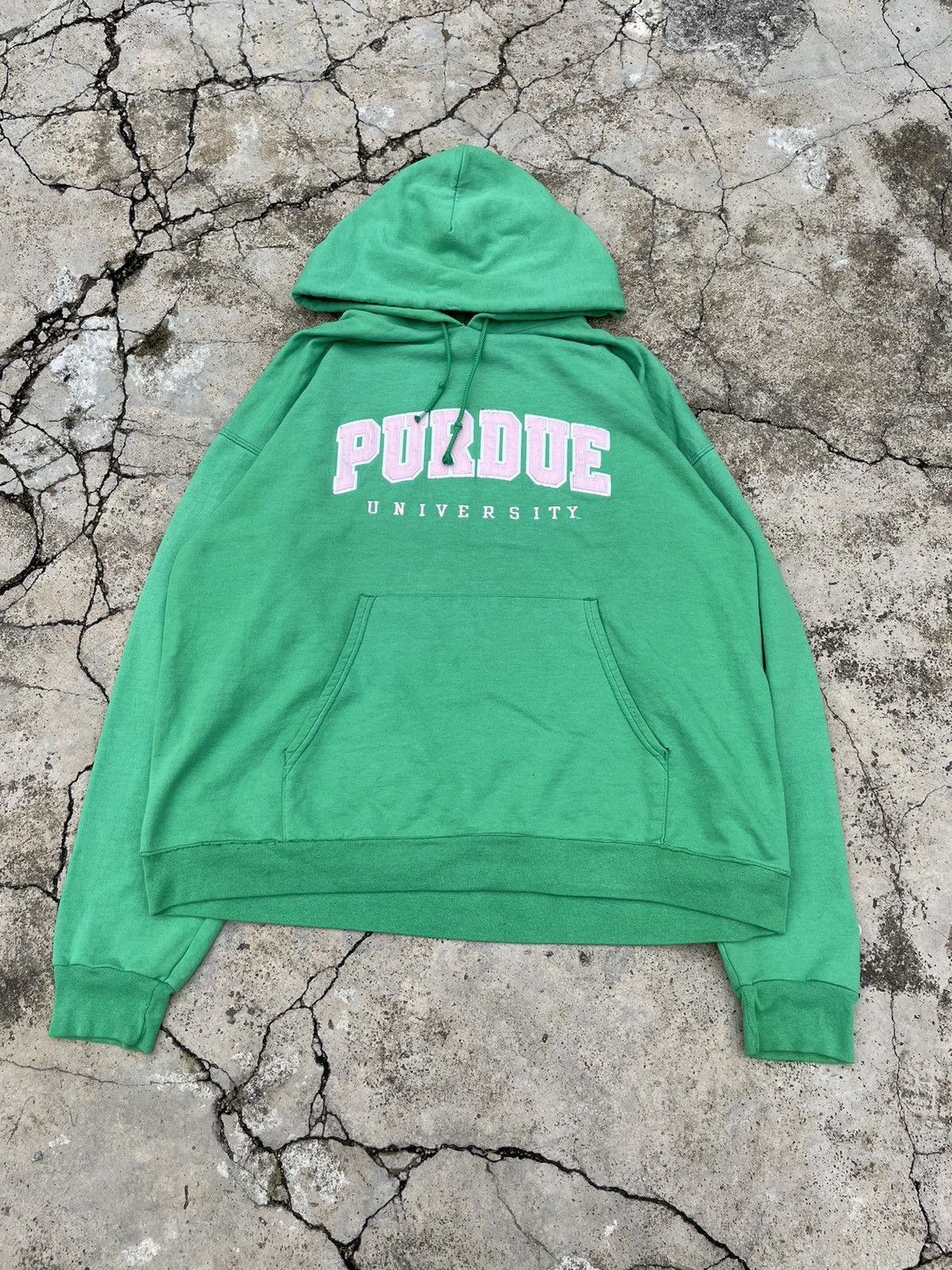 Champion × Vintage Vintage Distressed CHAMPION Hoodie Purdue University Size US XL / EU 56 / 4 - 2 Thumbnail